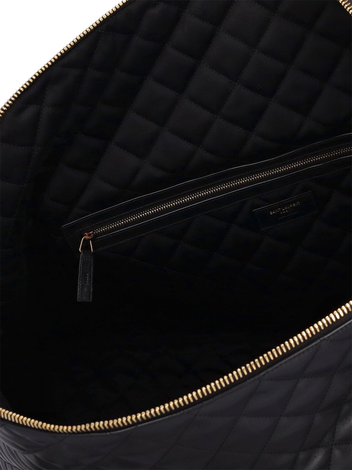 Saint Laurent ES Giant Travel Bag in Quilted Leather - Black - Women