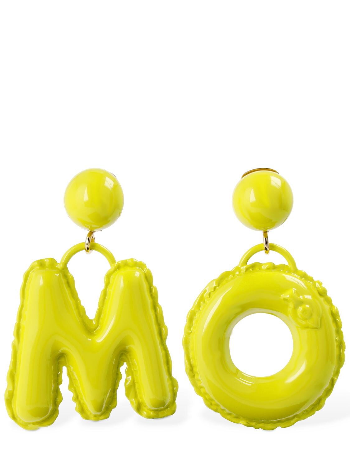 Inflatable Letters Clip-on Earrings