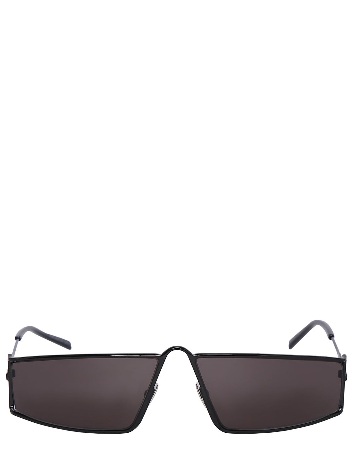 Saint Laurent Sl 606 Metal Sunglasses In Semi Mat Black