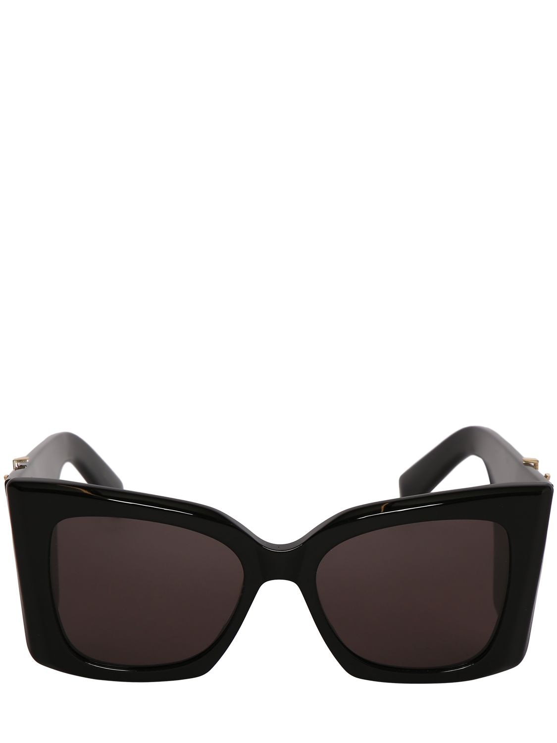 Saint Laurent Sl M119 Blaze Acetate Sunglasses In Black