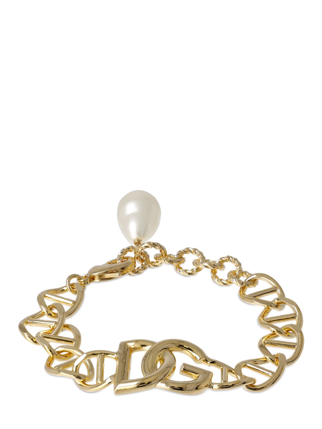 Dolce & Gabbana Dg Chain Bracelet In Gold