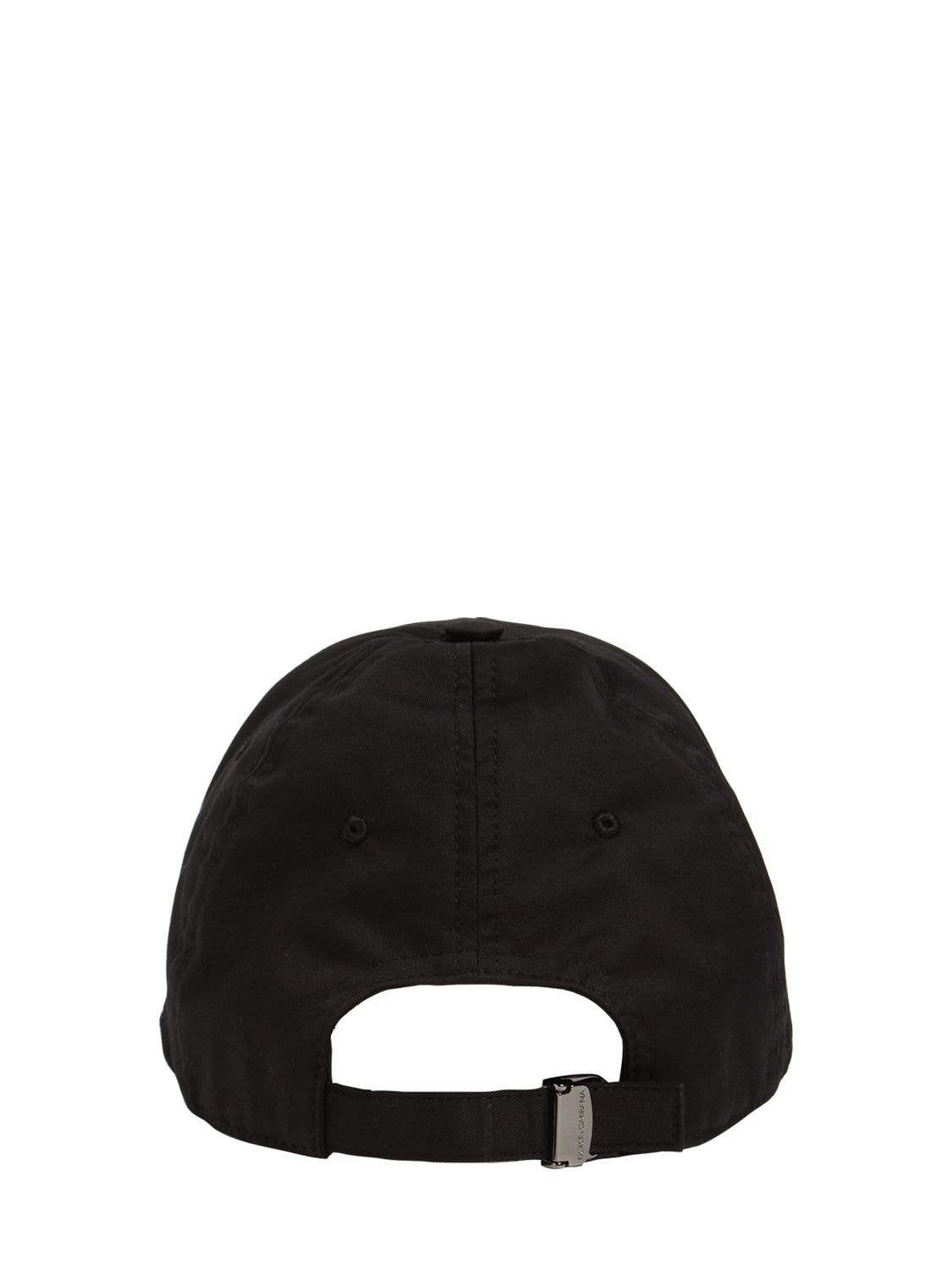 Shop Dolce & Gabbana Logo Plaque Baseball Hat In Black