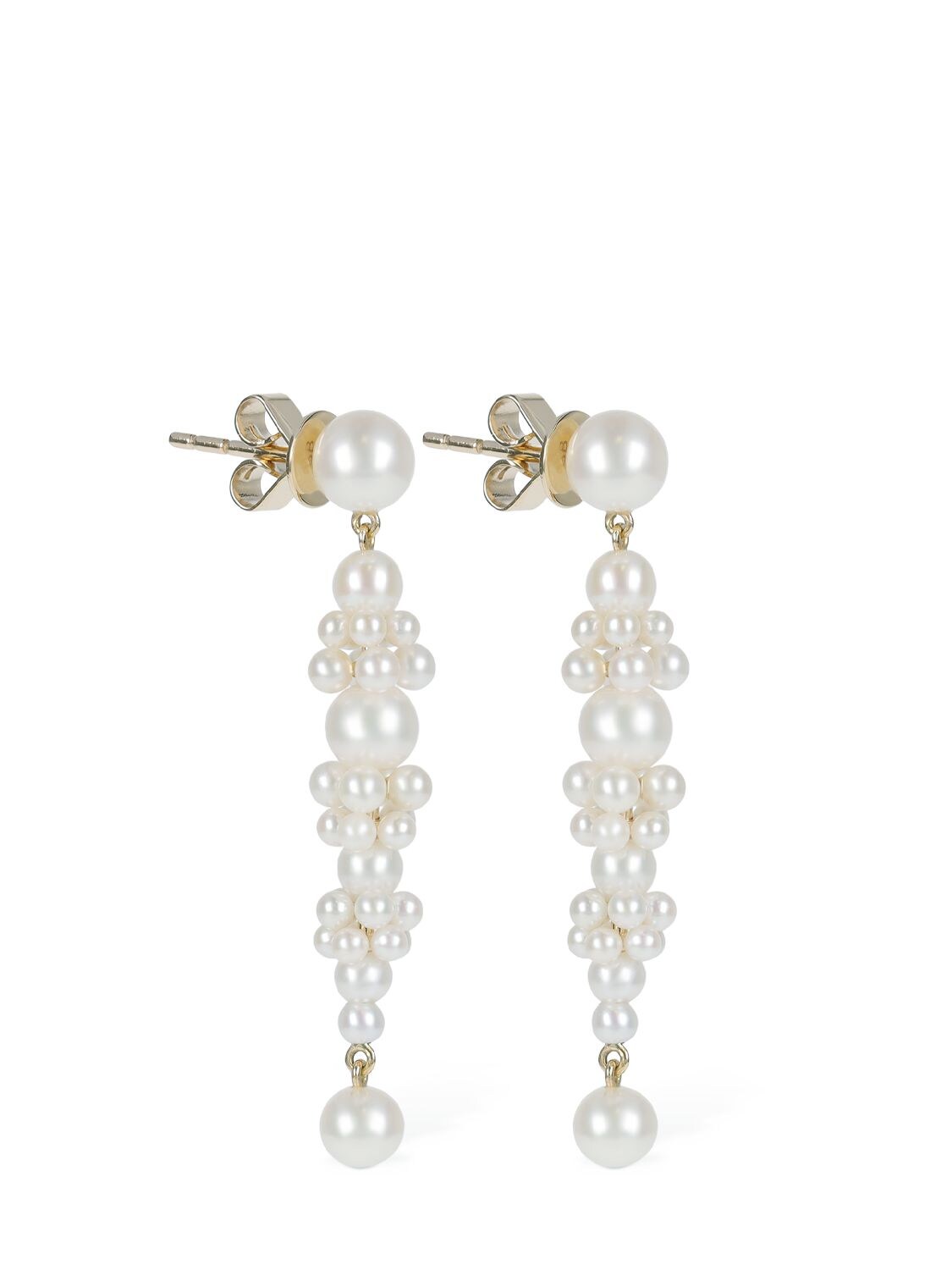 Shop Sophie Bille Brahe Grand Escalier De La Reine Pearl Earring