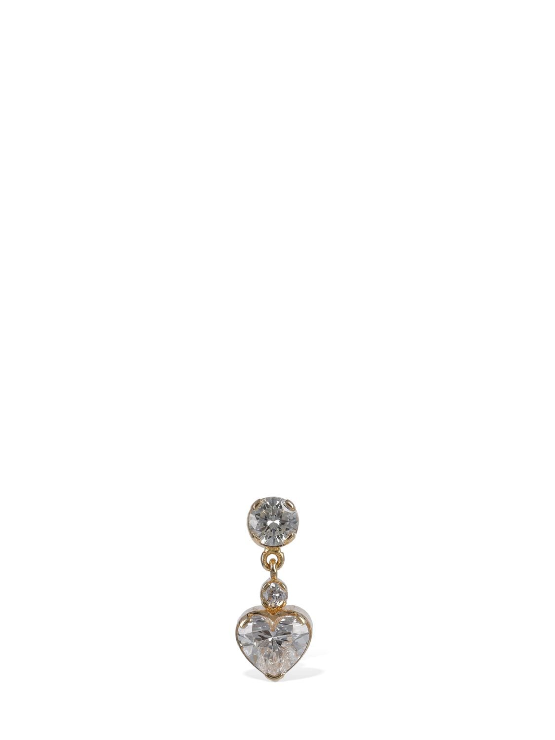Sophie Bille Brahe 18kt Diamond Chambre Diamant Necklace In Crystal,gold