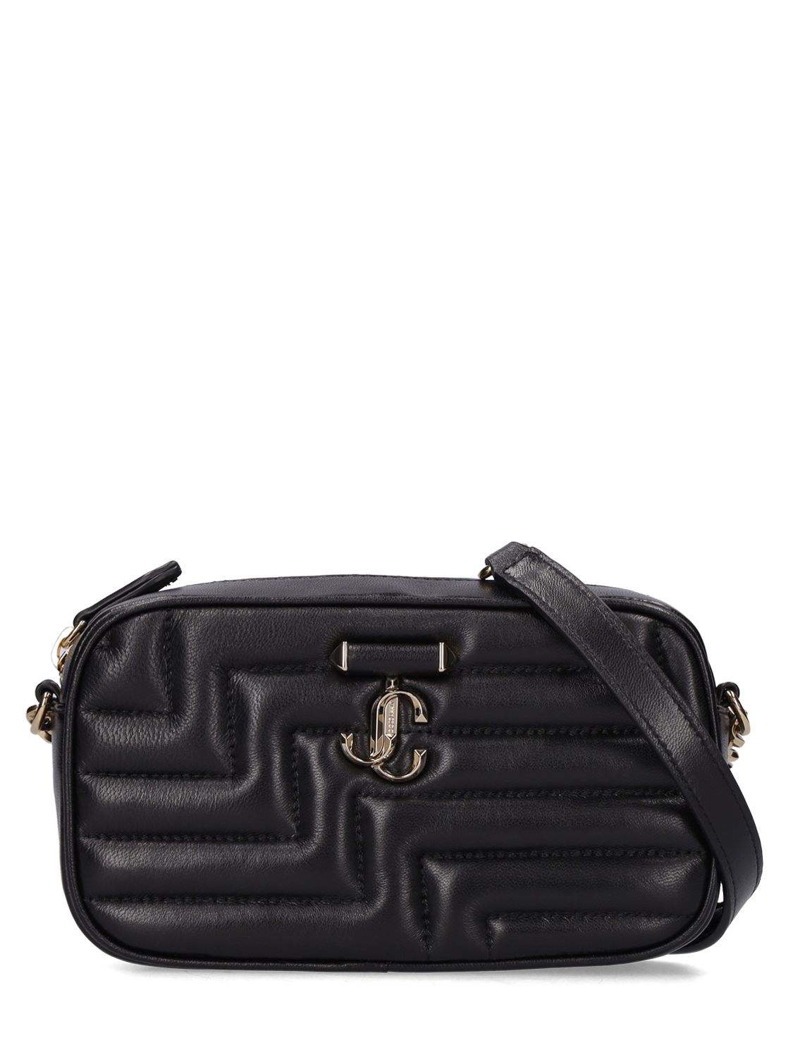 Jimmy Choo Hale Quilted Leather Shoulder Bag In Black ModeSens