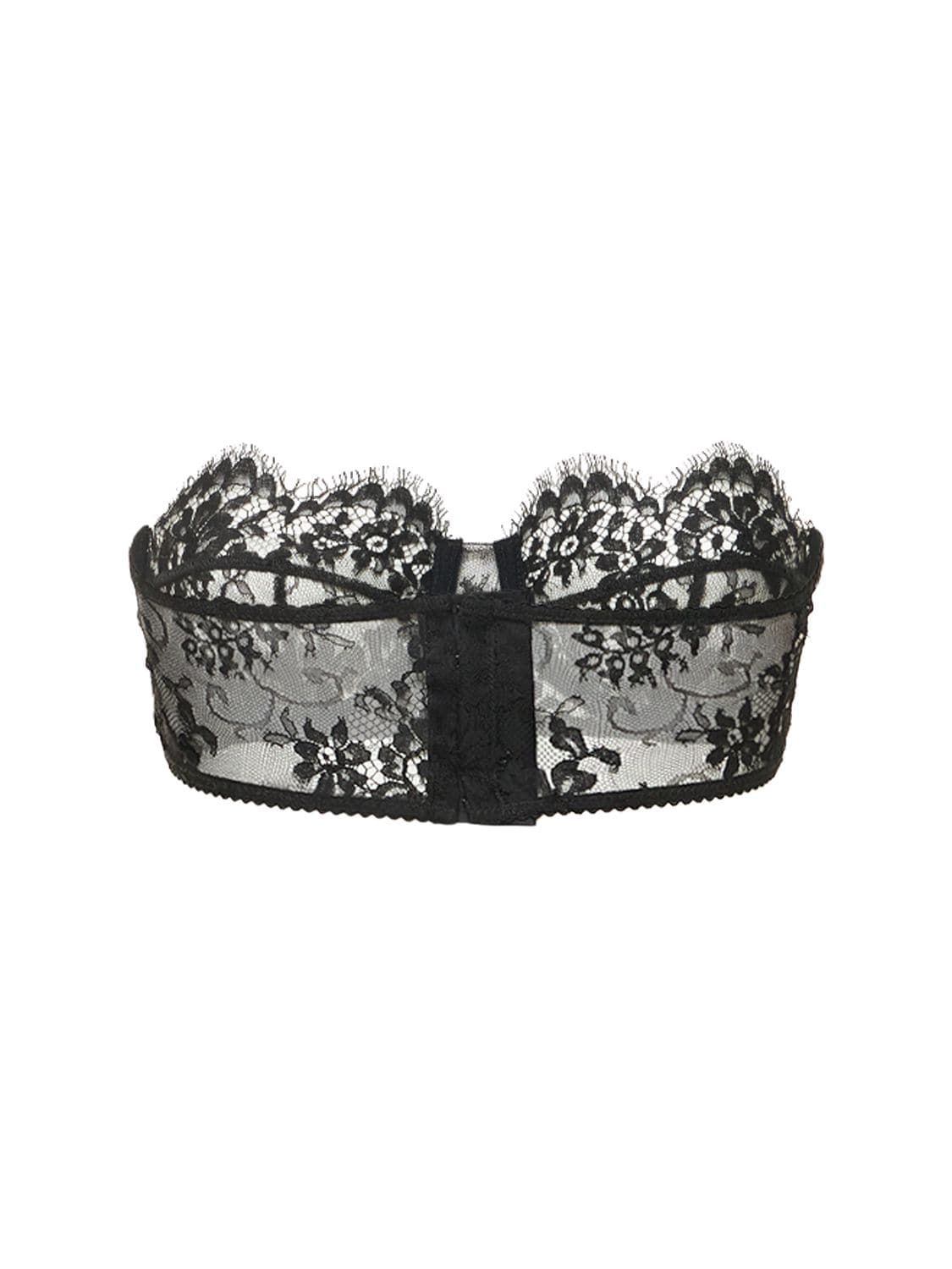 DOLCE & GABBANA FLORAL LACE BALCONETTE BRA 