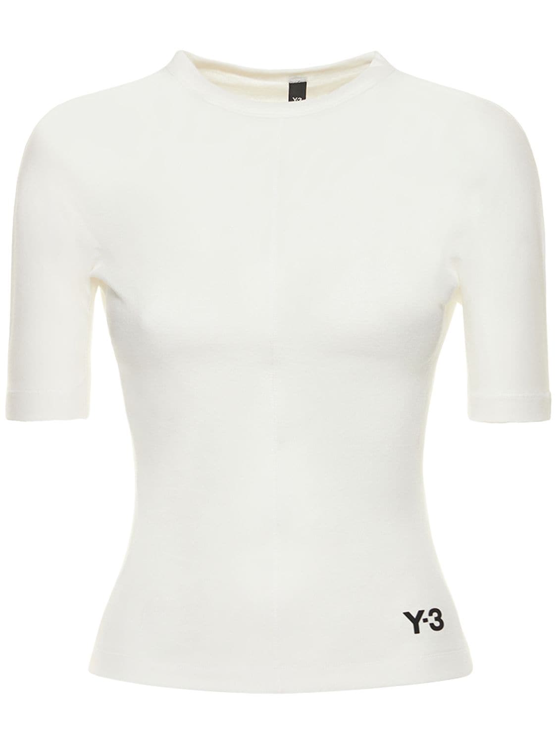 Y-3 Fitted T-shirt In White