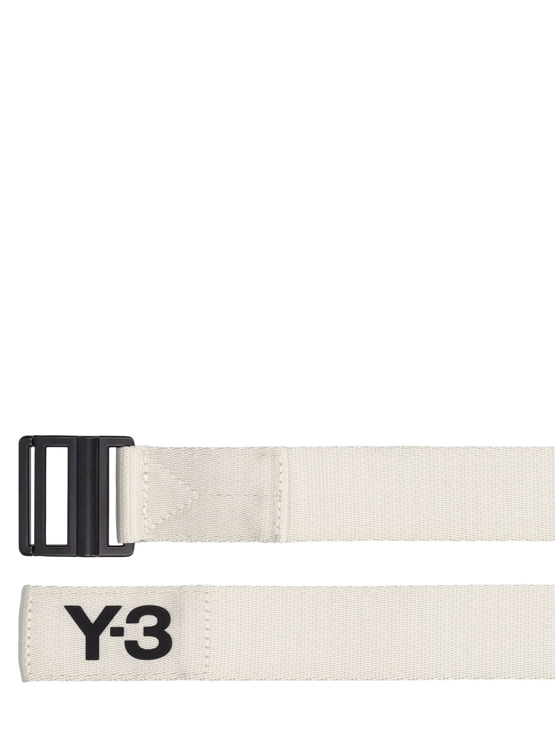 Shop Y-3 Classic Logo Belt In White
