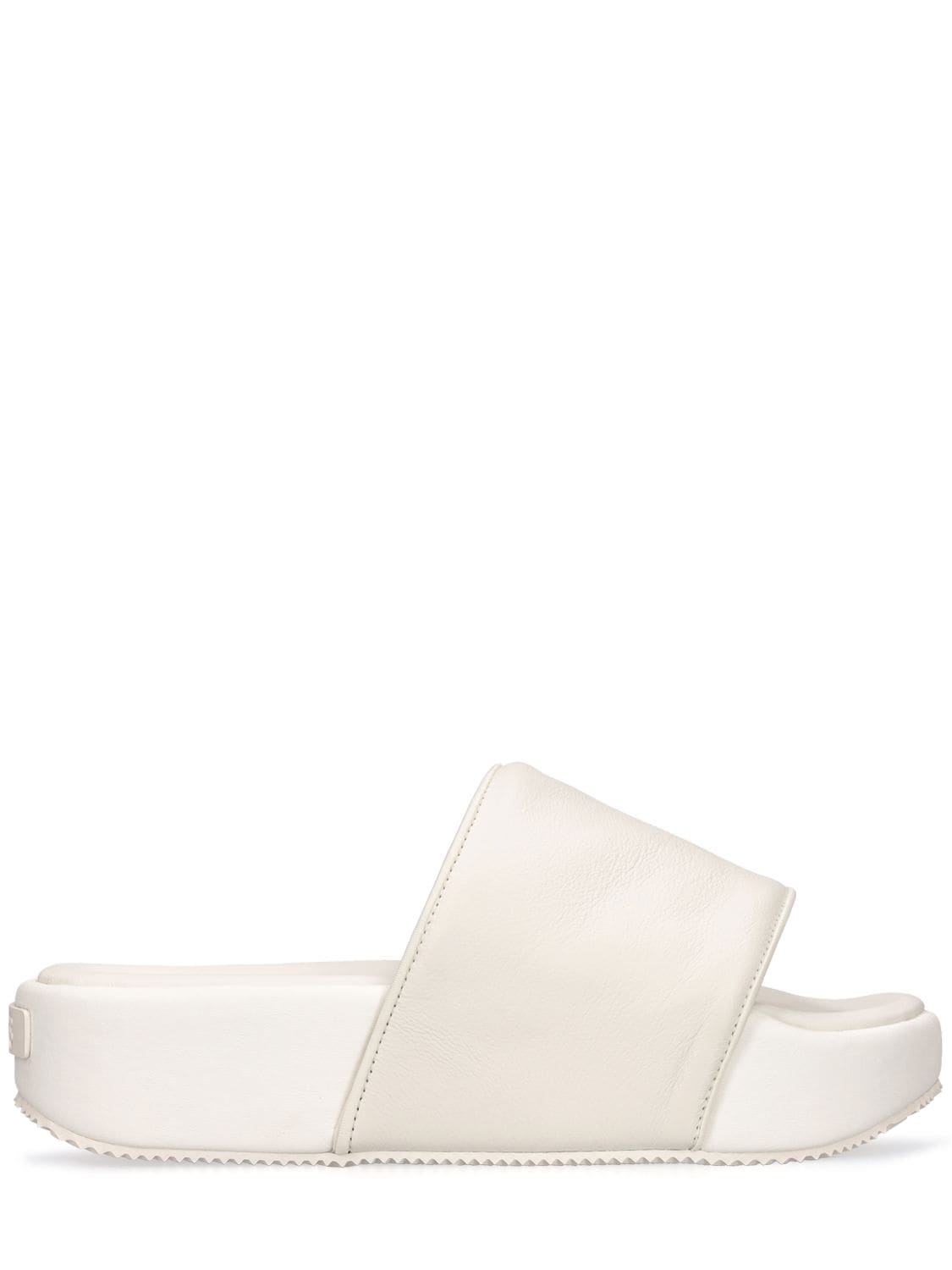 Y-3 CLASSIC LEATHER SLIDE WEDGES