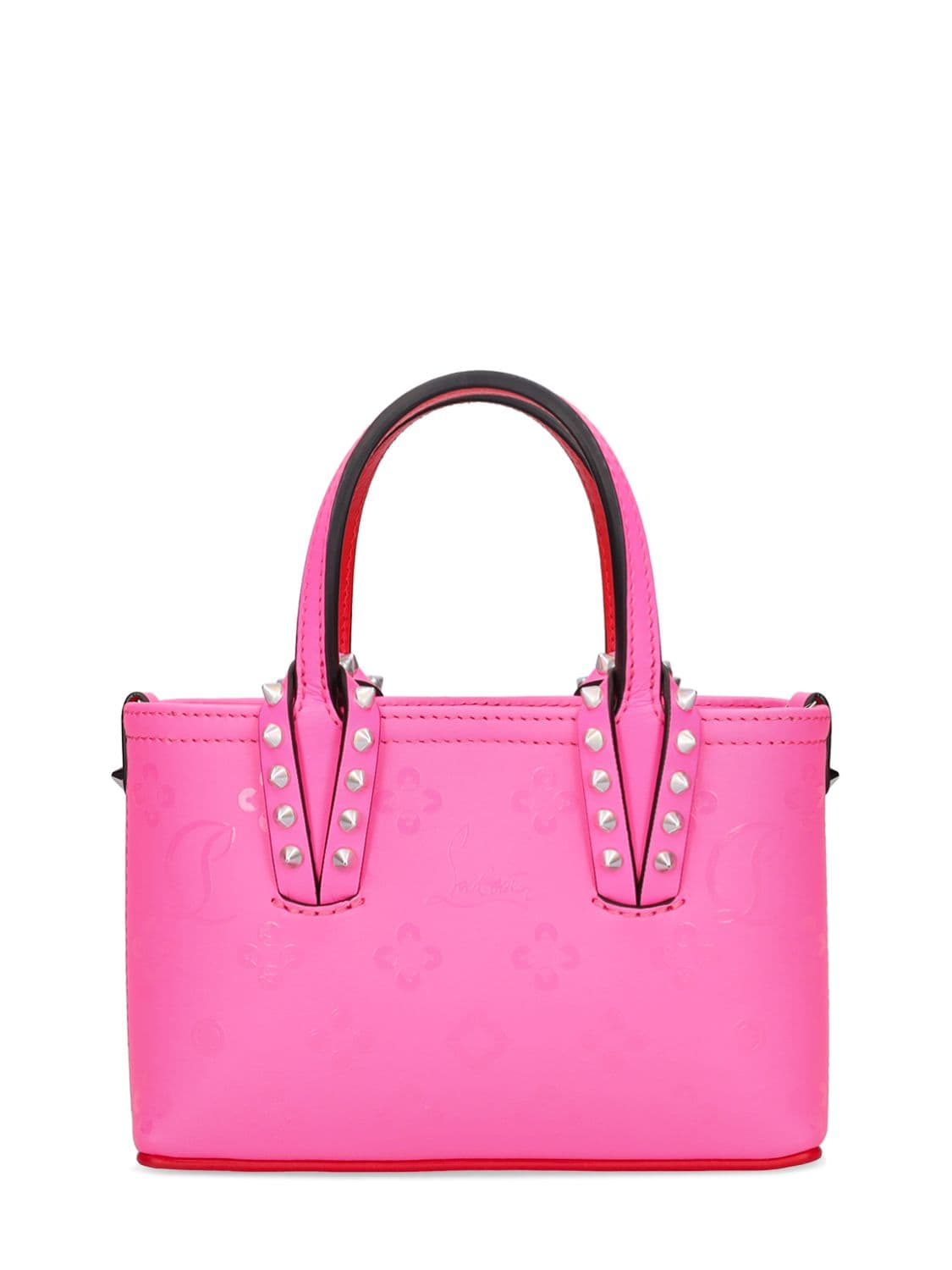 Christian Louboutin Fluo Pink Nano Cabata Bag In Hot Pink | ModeSens