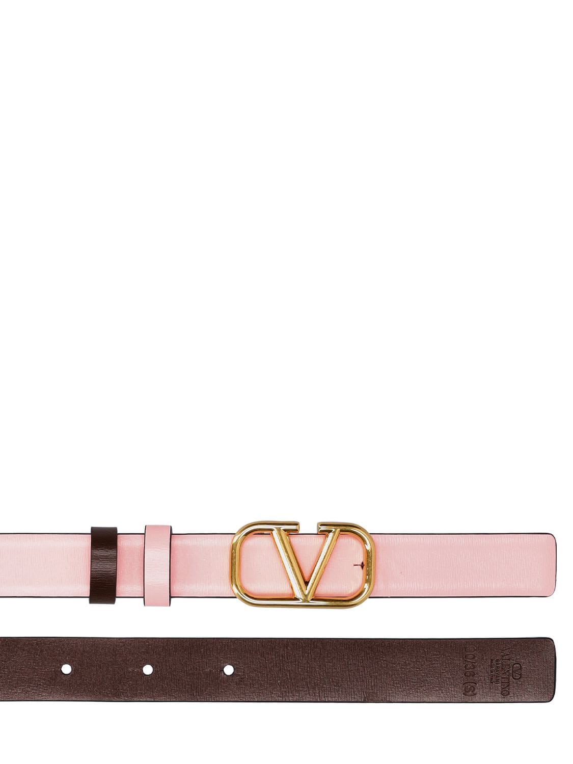 20mm vlogo reversible leather belt - Valentino Garavani - Women |  Luisaviaroma