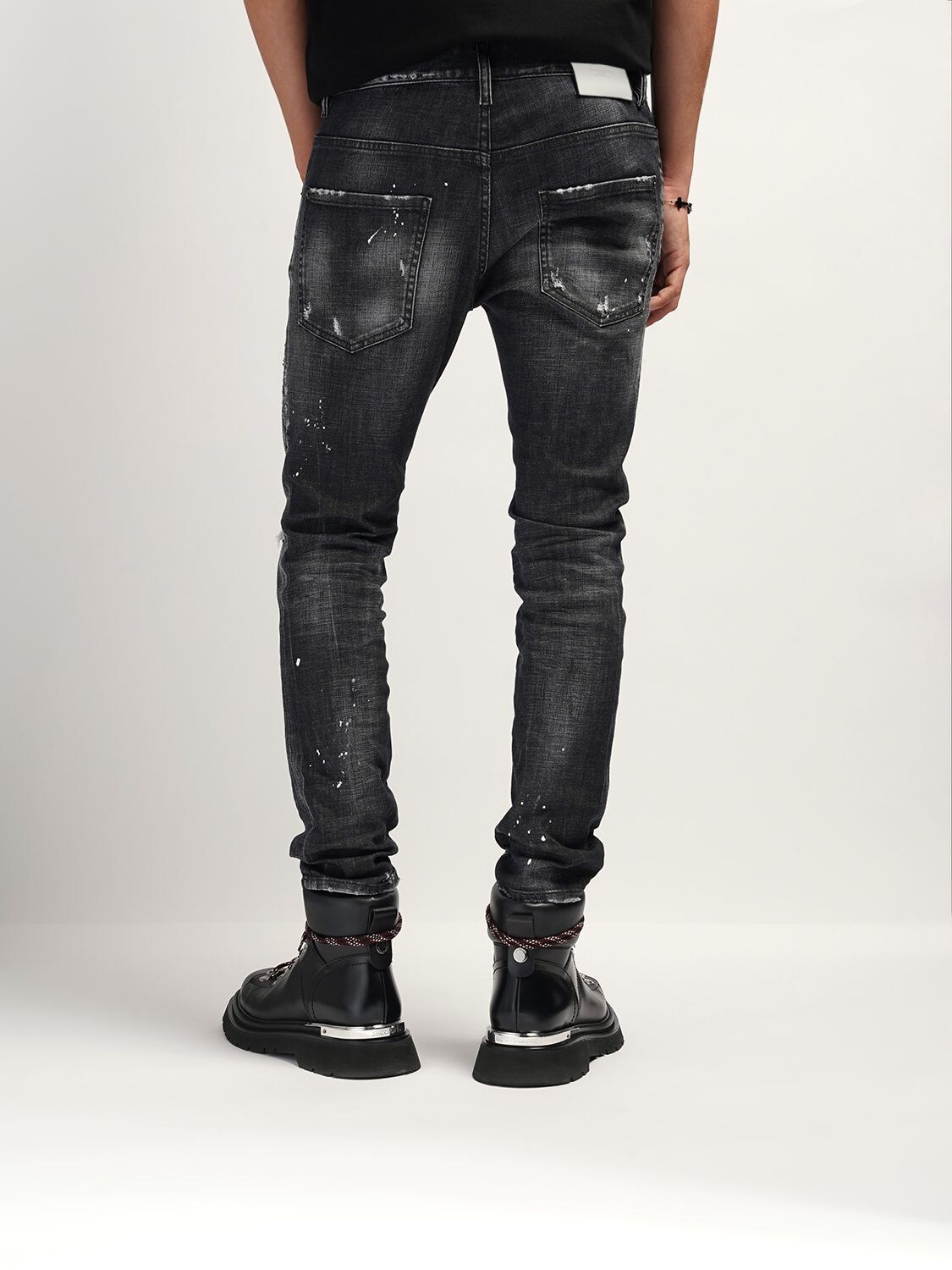 Dsquared2 Skater Fit Jeans In Black | ModeSens