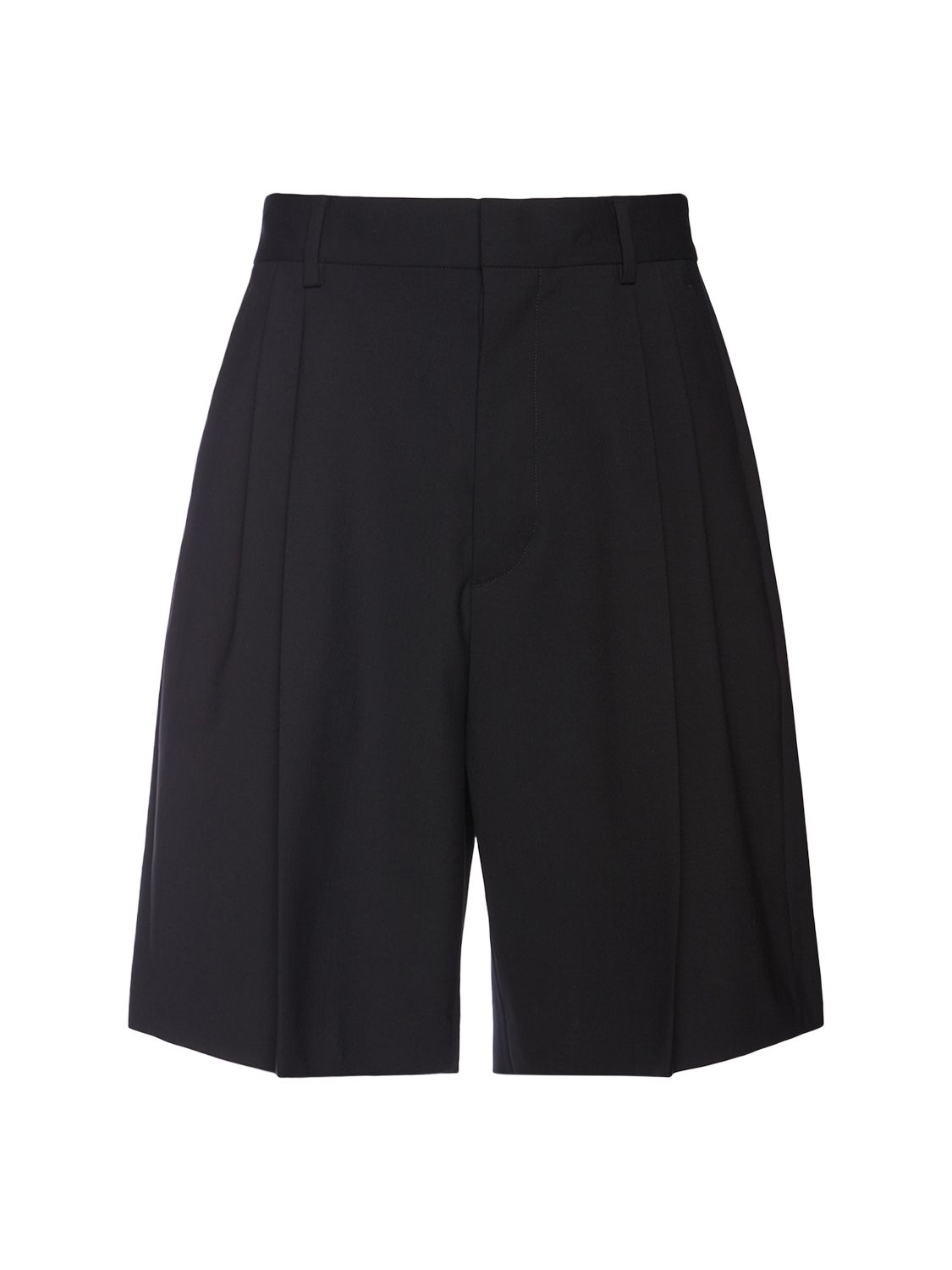 Dsquared2 Pleated Relaxed Fit Surf Shorts In Black