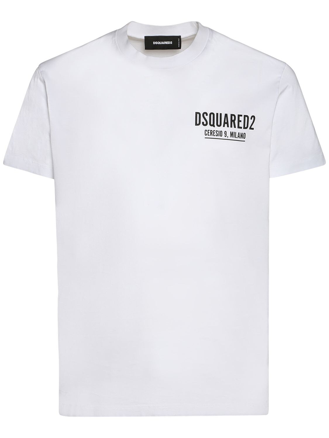 Shop Dsquared2 Ceresio 9 Cotton Jersey T-shirt In White