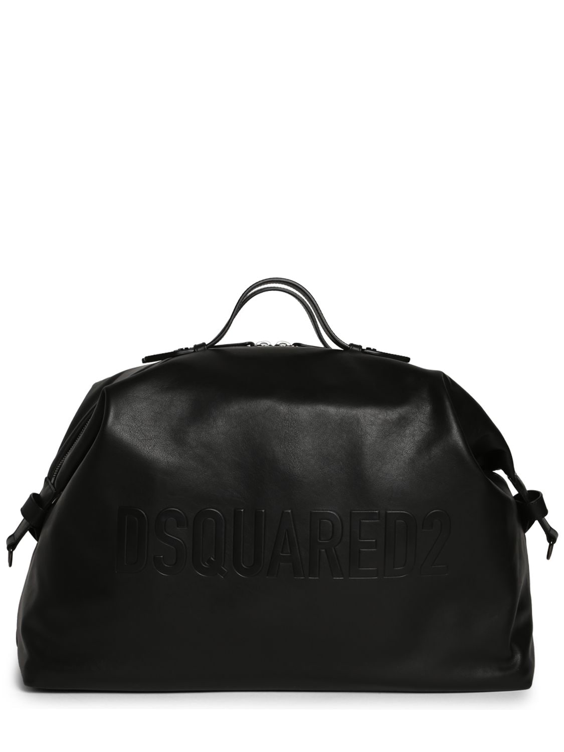 DSQUARED2 Bob Logo Leather Duffle Bag