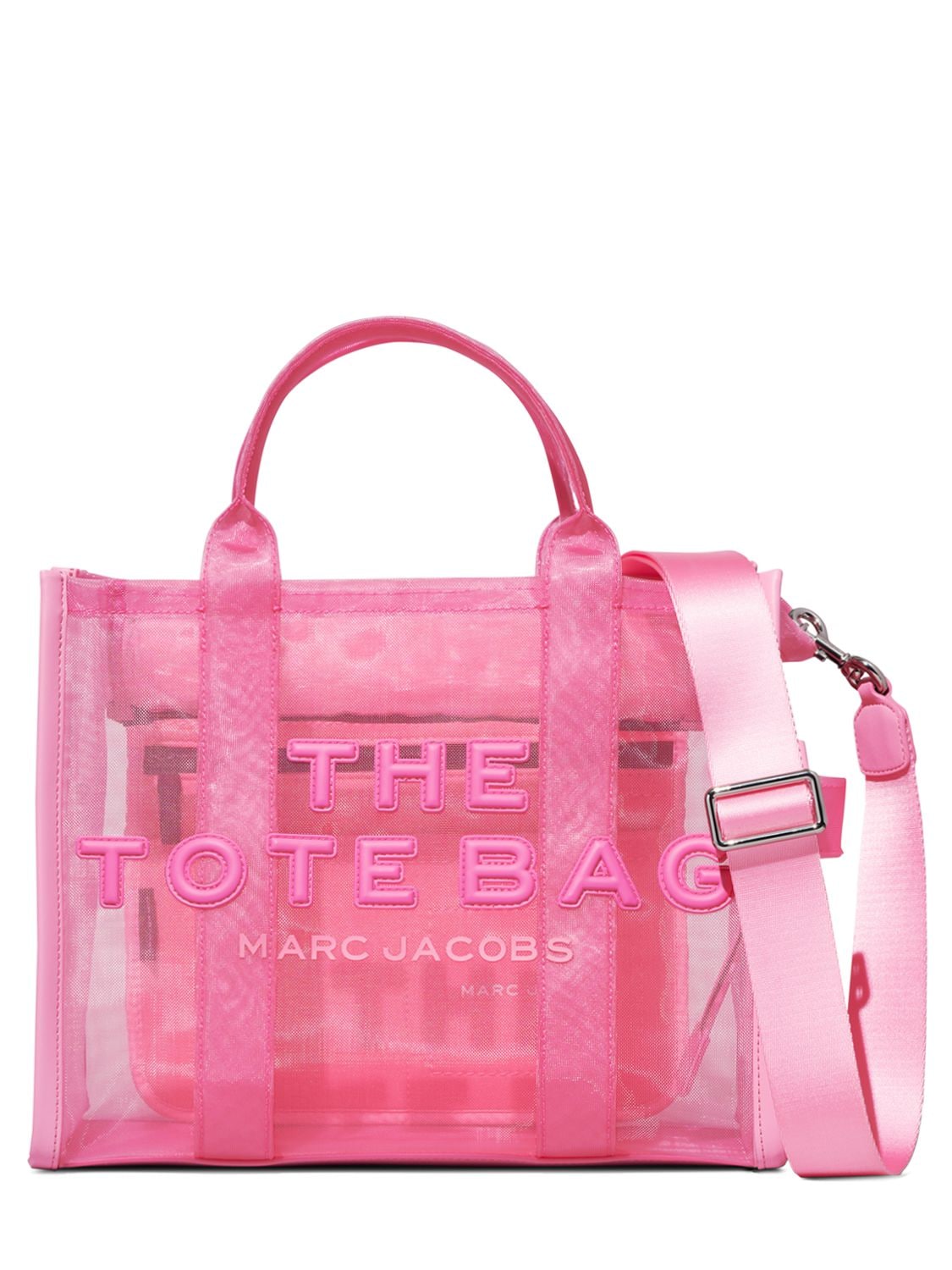 Marc Jacobs The Medium Mesh Tote Bag In Candy Pink