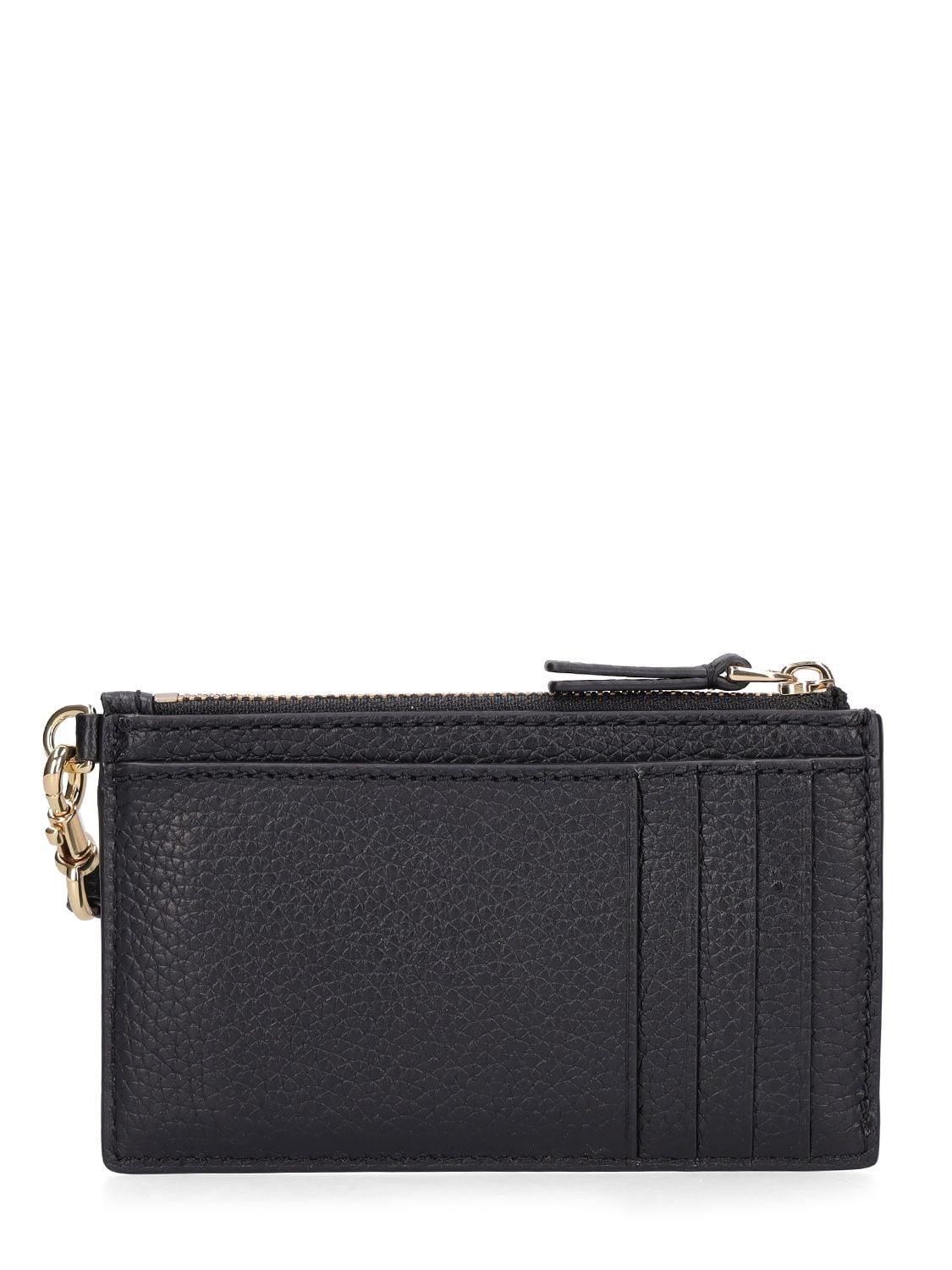 Shop Marc Jacobs Top Zip Wrist Wallet In Black