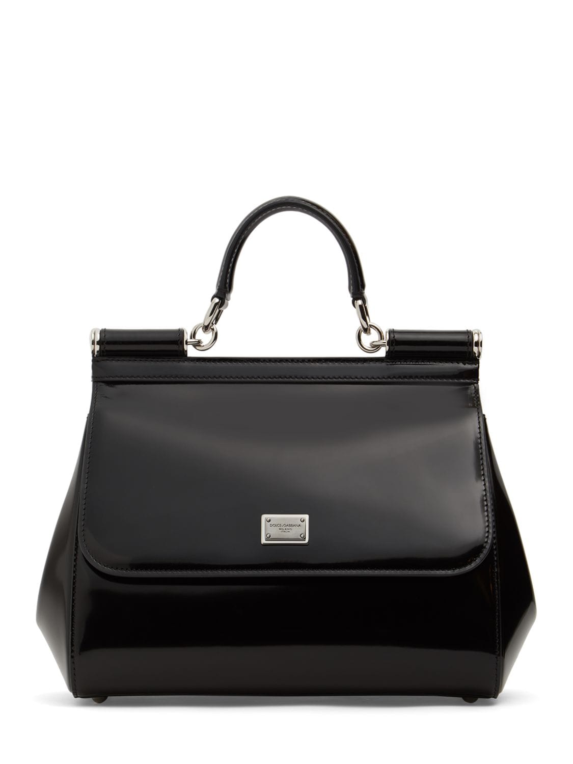 Dolce & Gabbana Medium Sicily Top-handle Bag In Black