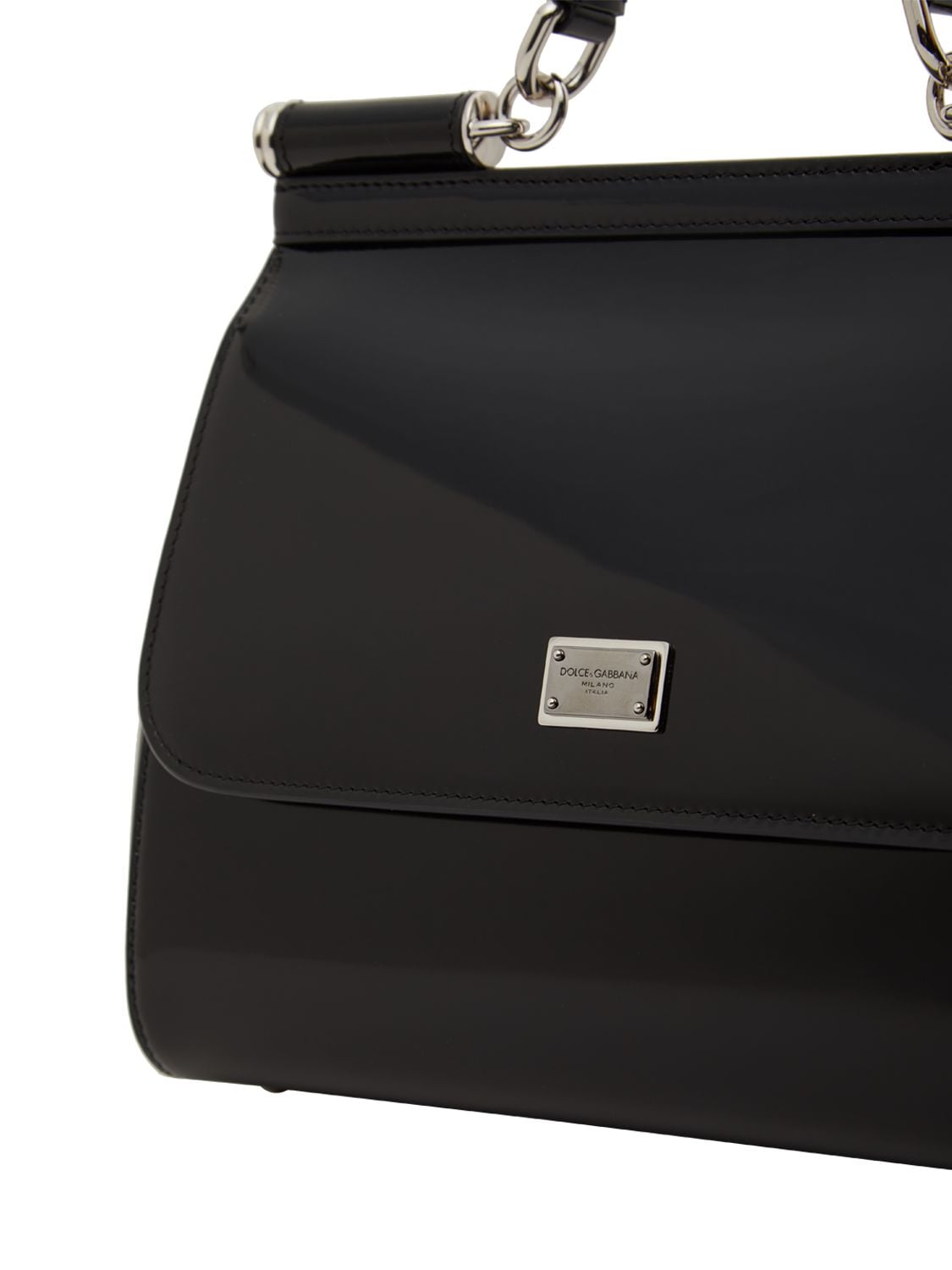 Dolce & Gabbana Medium Sicily Top-handle Bag In Black