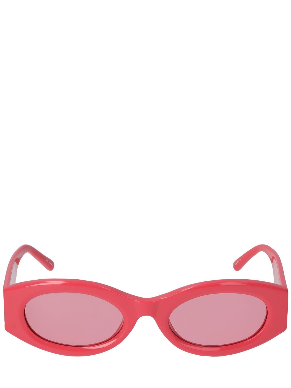 Image of Berta Oval Acetate Sunglasses