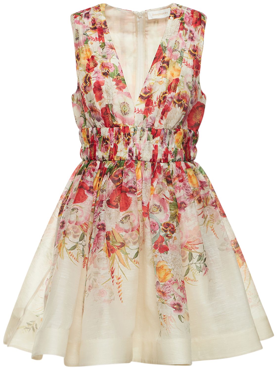 Zimmermann Wonderland Mini Dress In White ModeSens