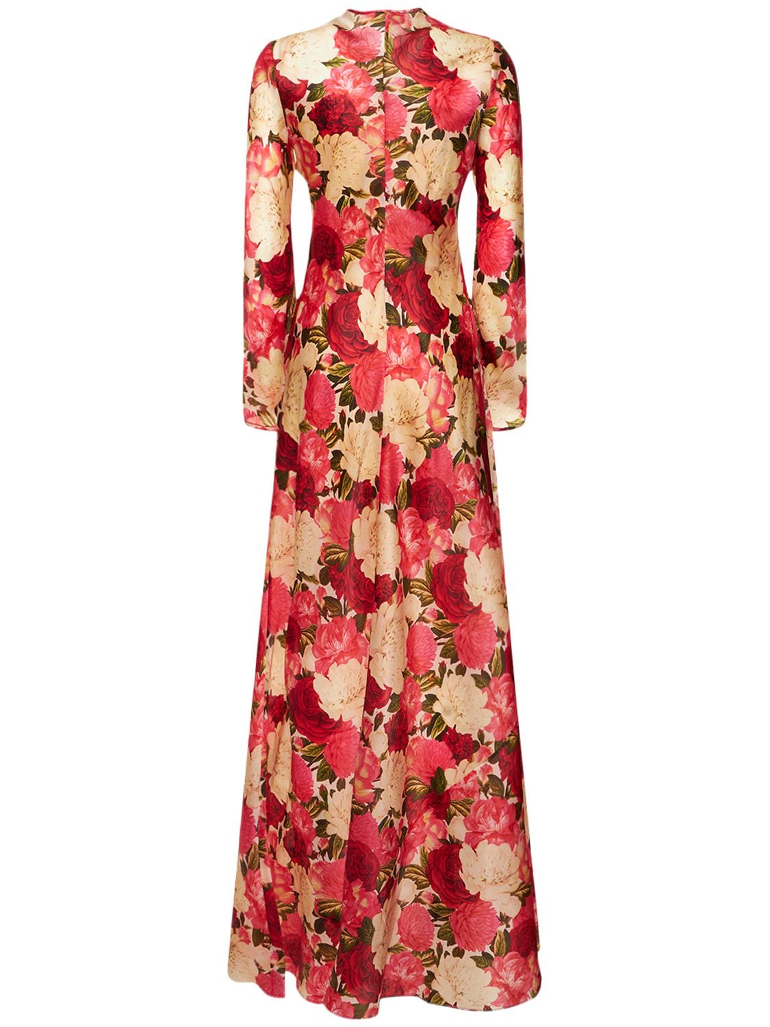 Zimmermann Wonderland Floral Long Sleeve Maxi Dress In Pink | ModeSens