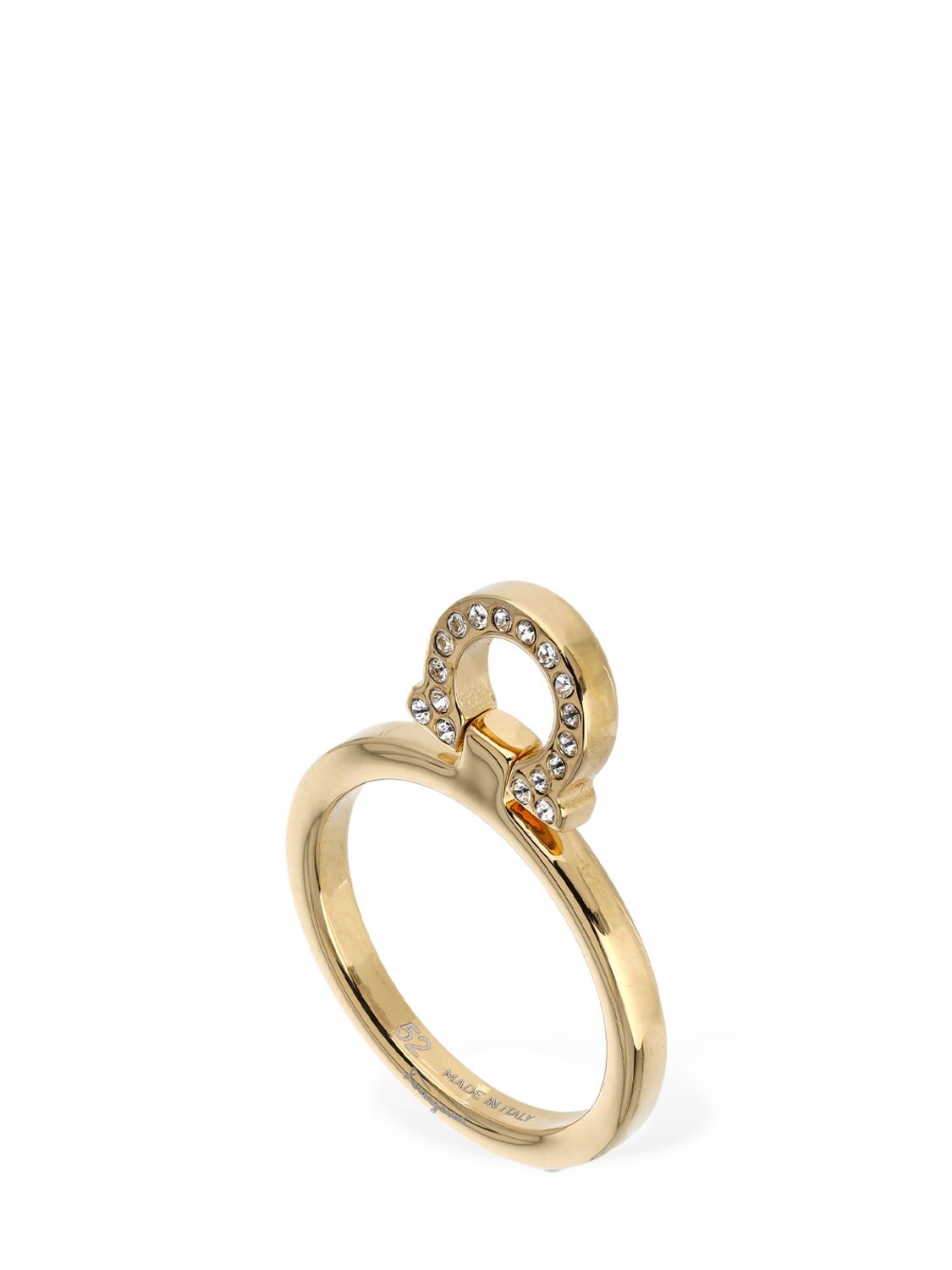 Bague Avec Cristaux Gancio