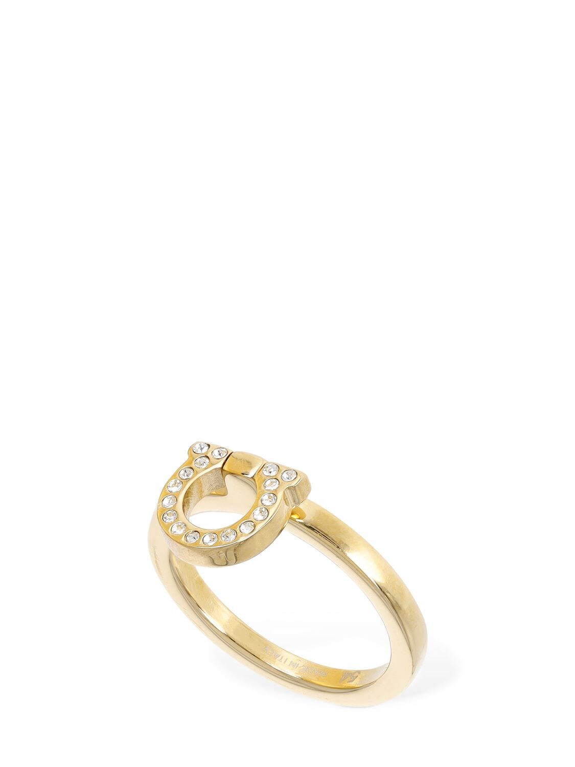 Bague Avec Cristaux Gancio