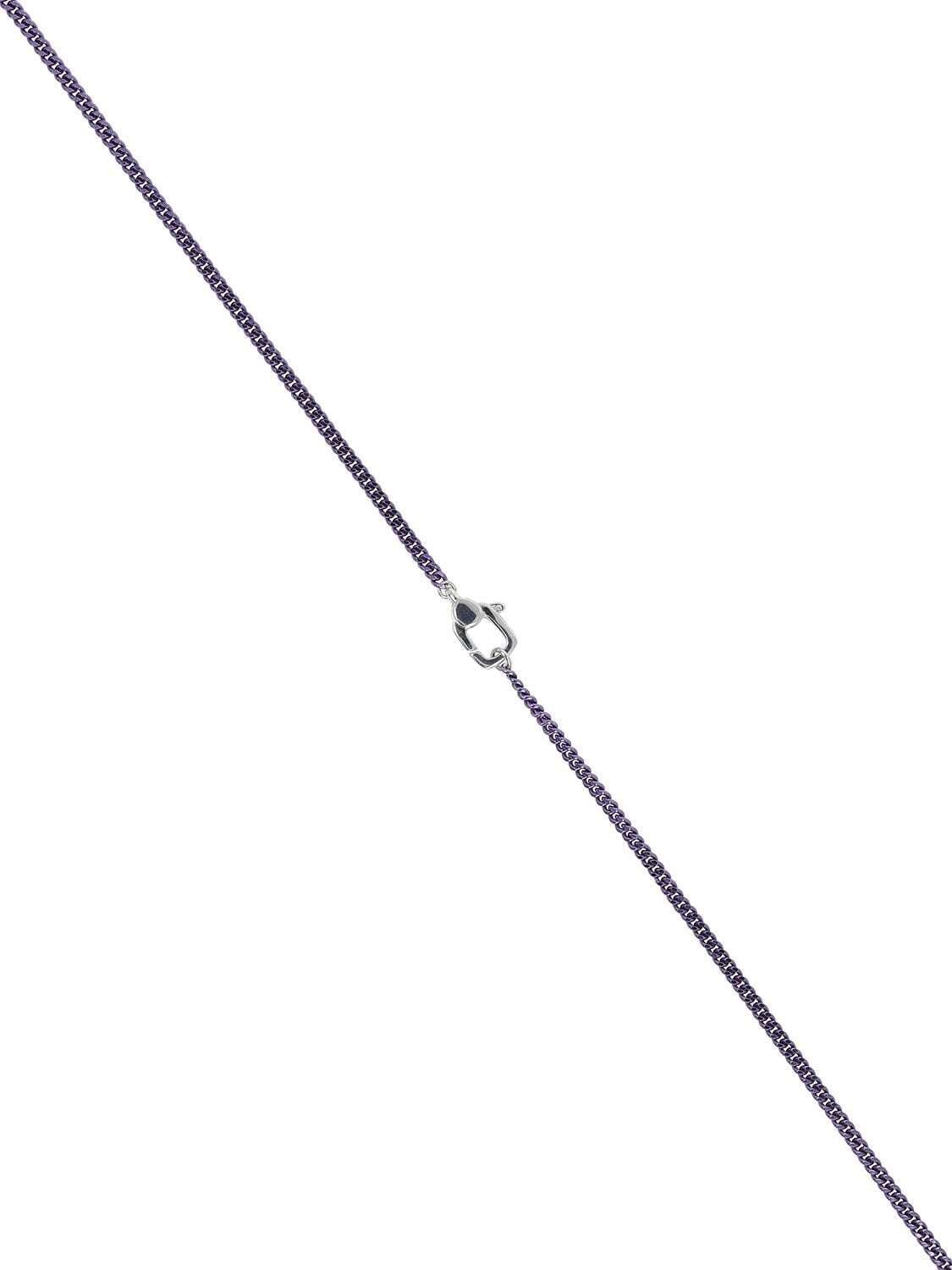 Shop Eéra 18kt & Diamond Long Beach Necklace In Purple