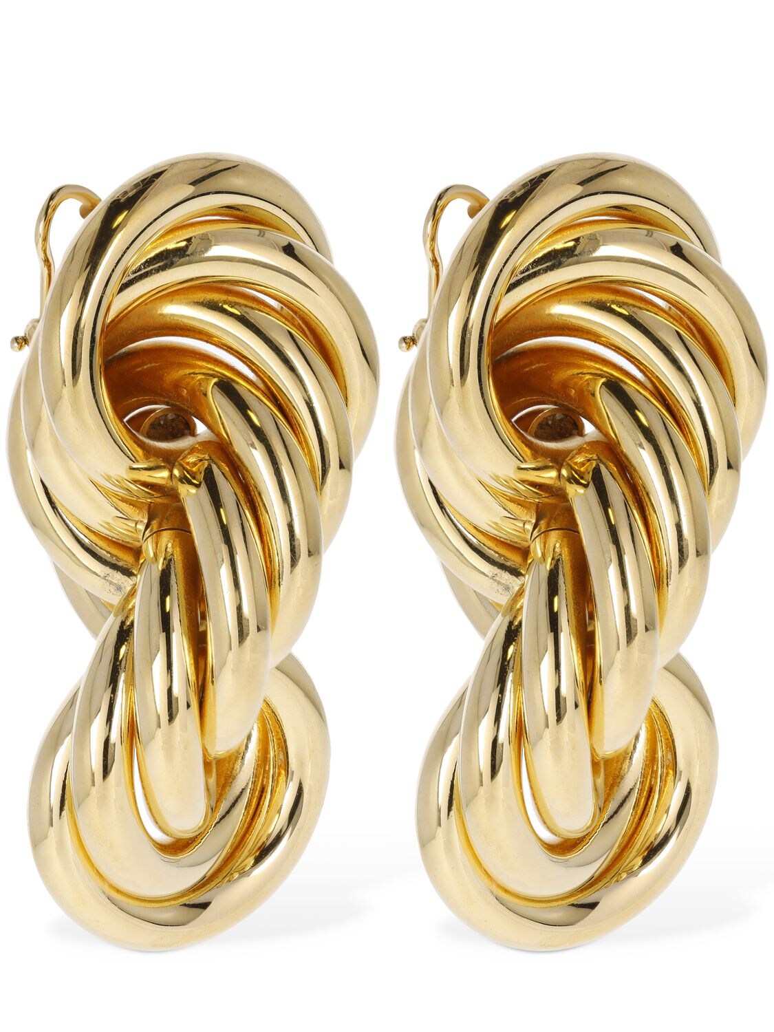 Shop Jil Sander Freedom 1 Stud Earrings In 골드