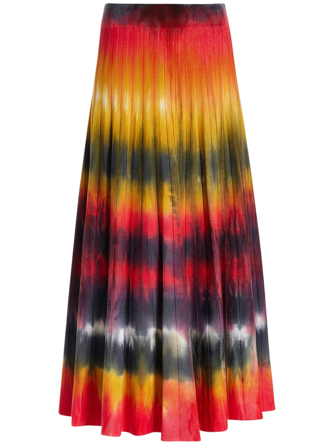Gabriela Hearst Ella Cashmere Tie-dye Maxi Skirt In Multicolor