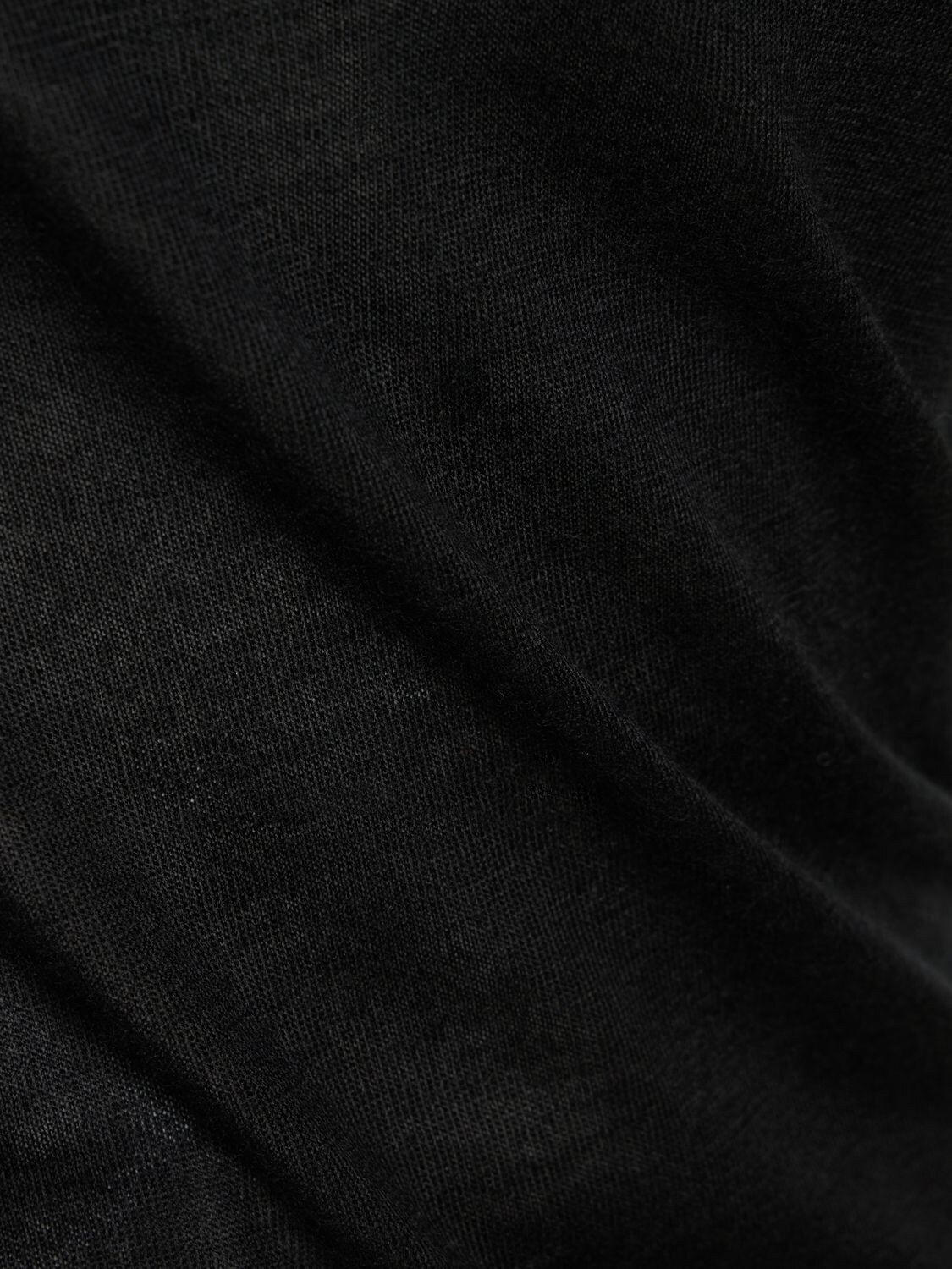 Gabriela Hearst Frank Cashmere & Silk Knit Polo Sweater In Black