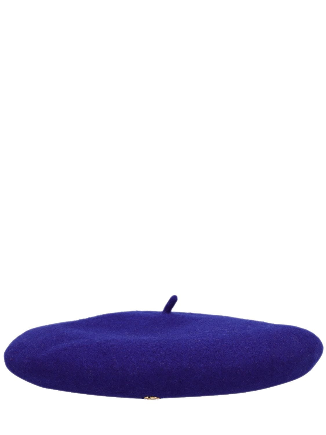 Gucci Felted Wool Beret In Royal Blue