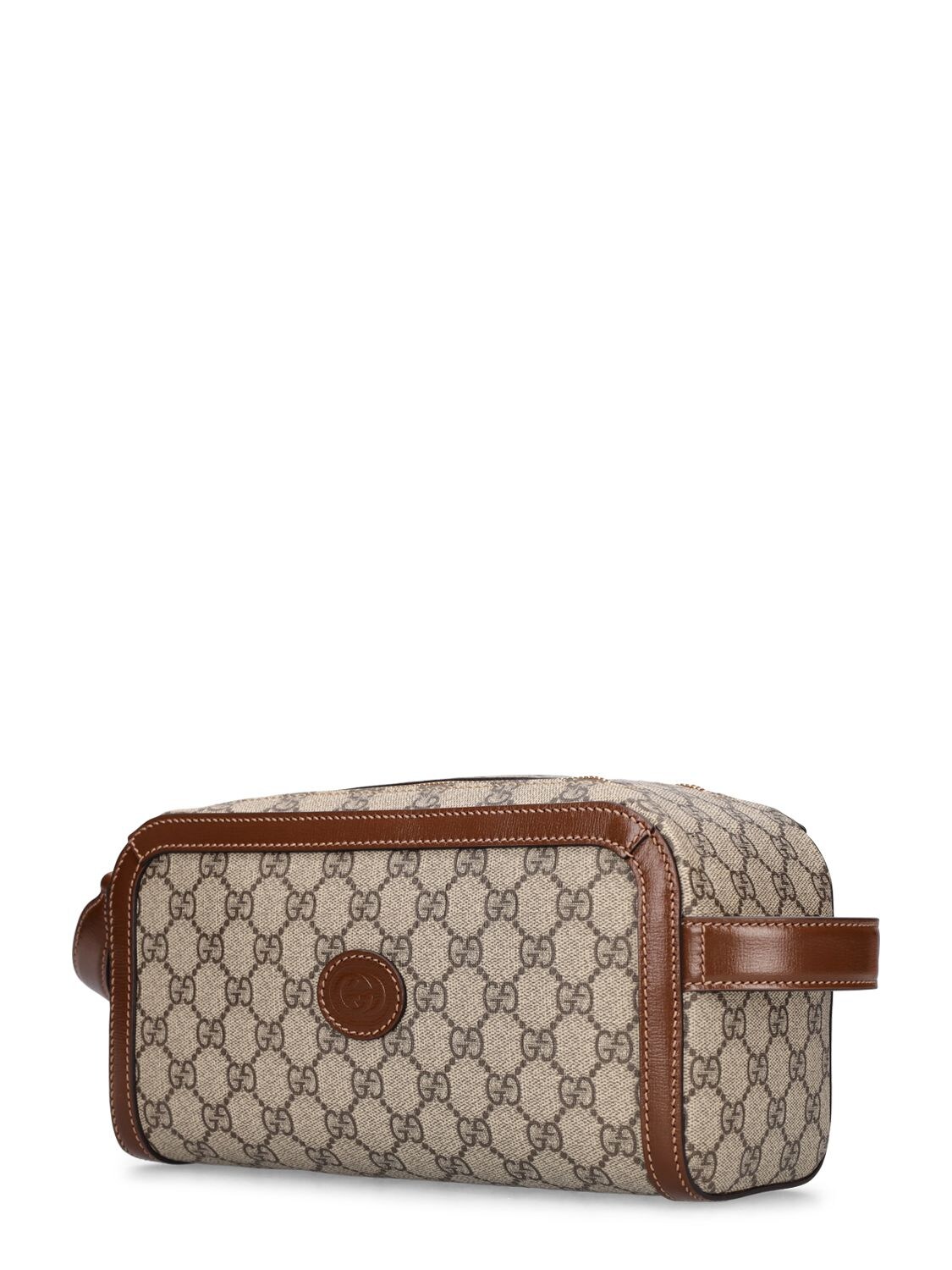 Gucci GG Supreme toiletry case  Toiletry bag women, Mens toiletry bag,  Designer travel bags