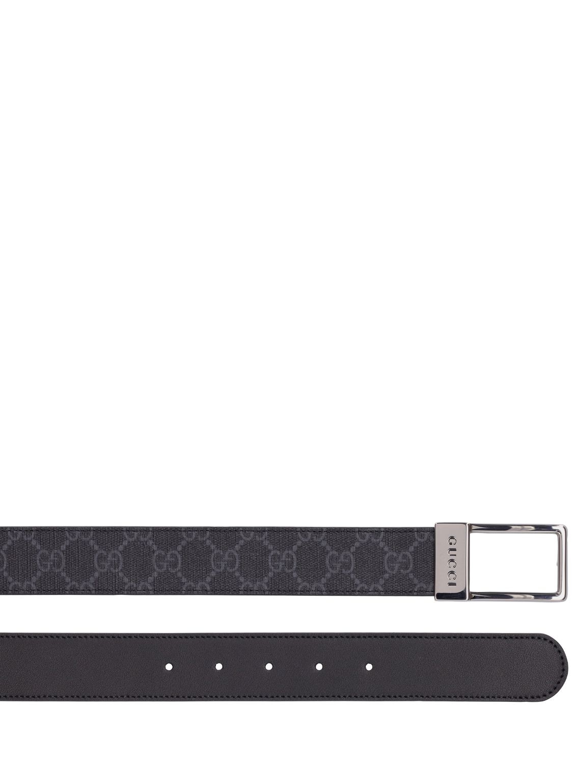 Shop Gucci 3.5cm New Frame Belt In Black