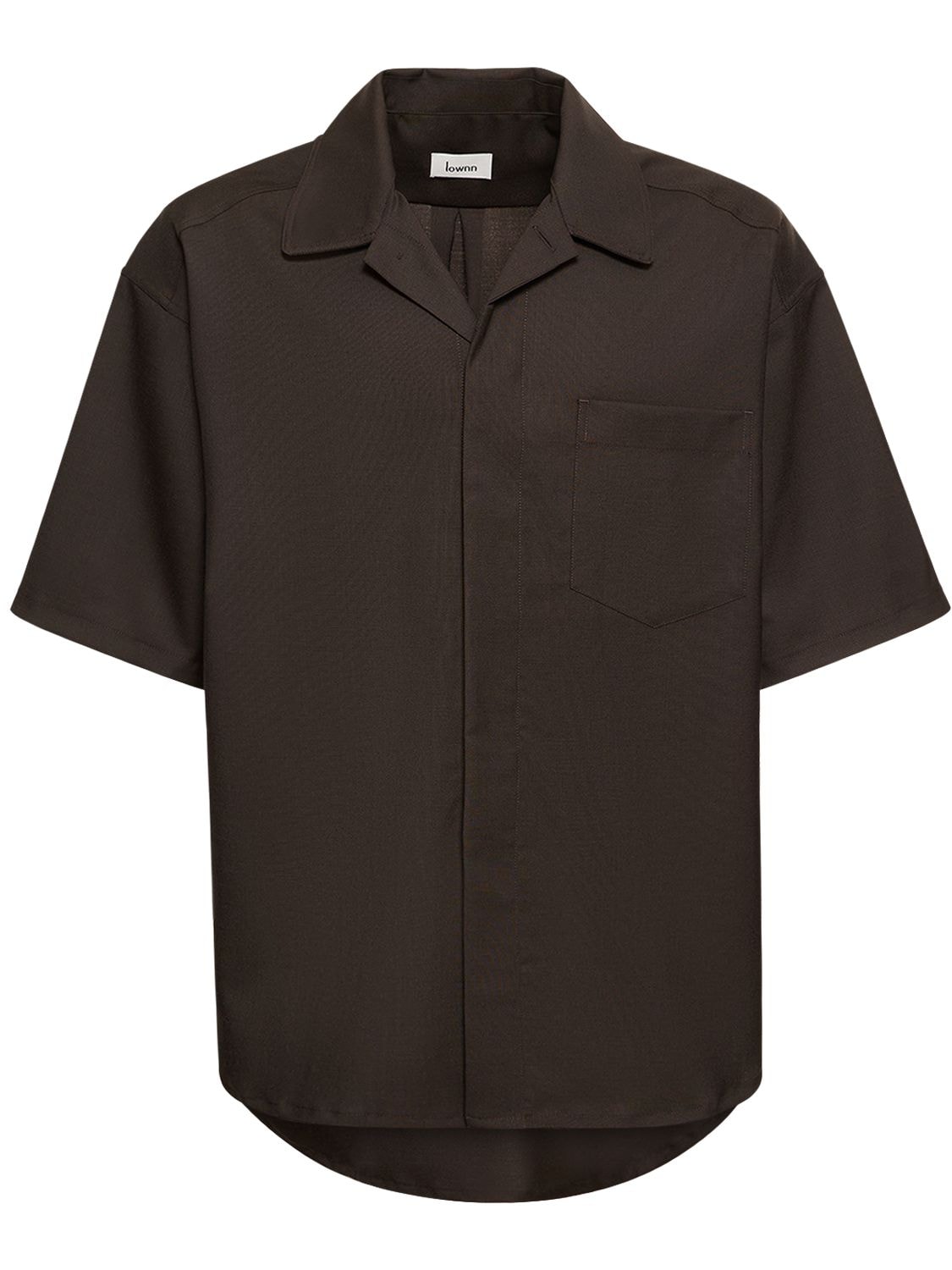 LOWNN Wool & Mohair S/s Shirt | Smart Closet