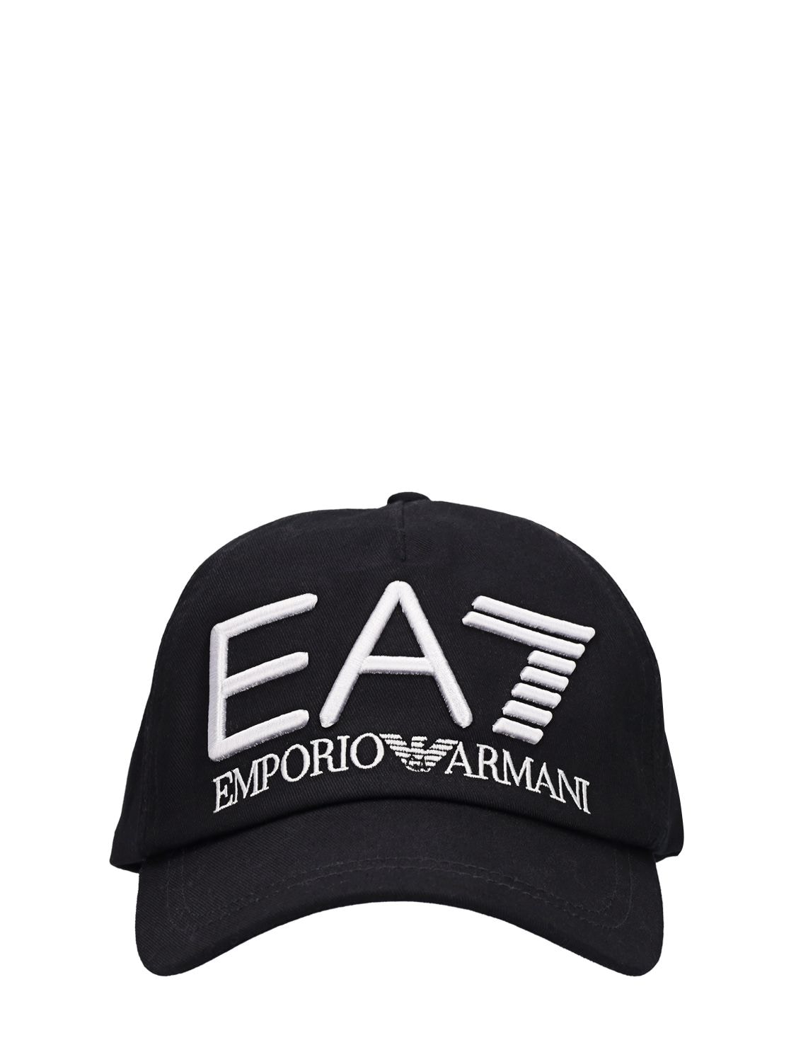 EA7 EMPORIO ARMANI Logo Series Embroidery Cotton Cap