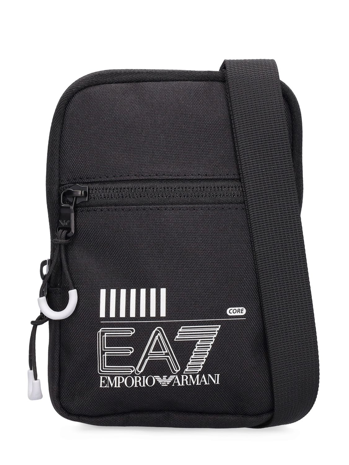 Ea7 Core Identity Crossbody Bag In Black,white | ModeSens
