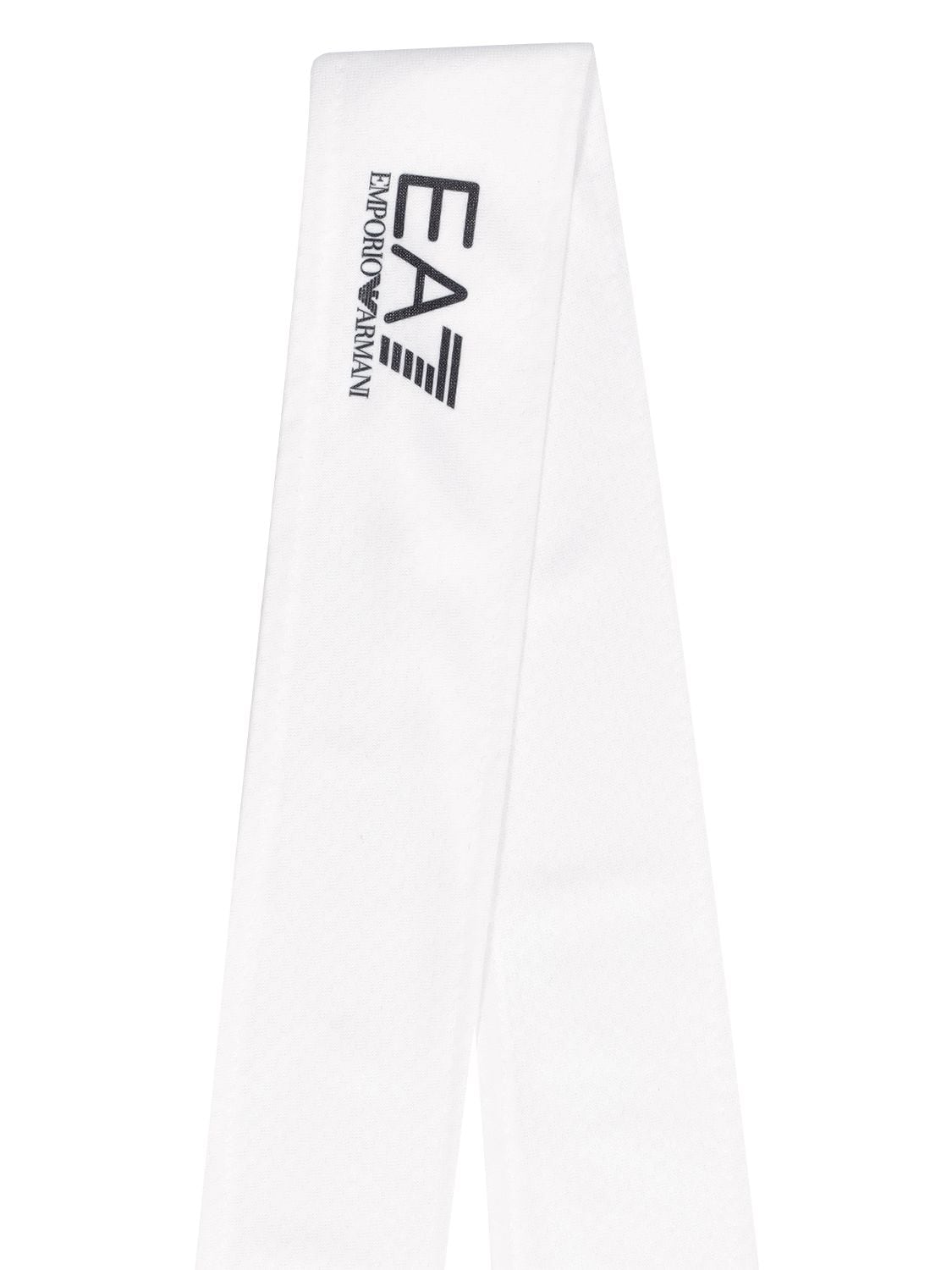 Shop Ea7 Tennis Pro Tech Headband In White