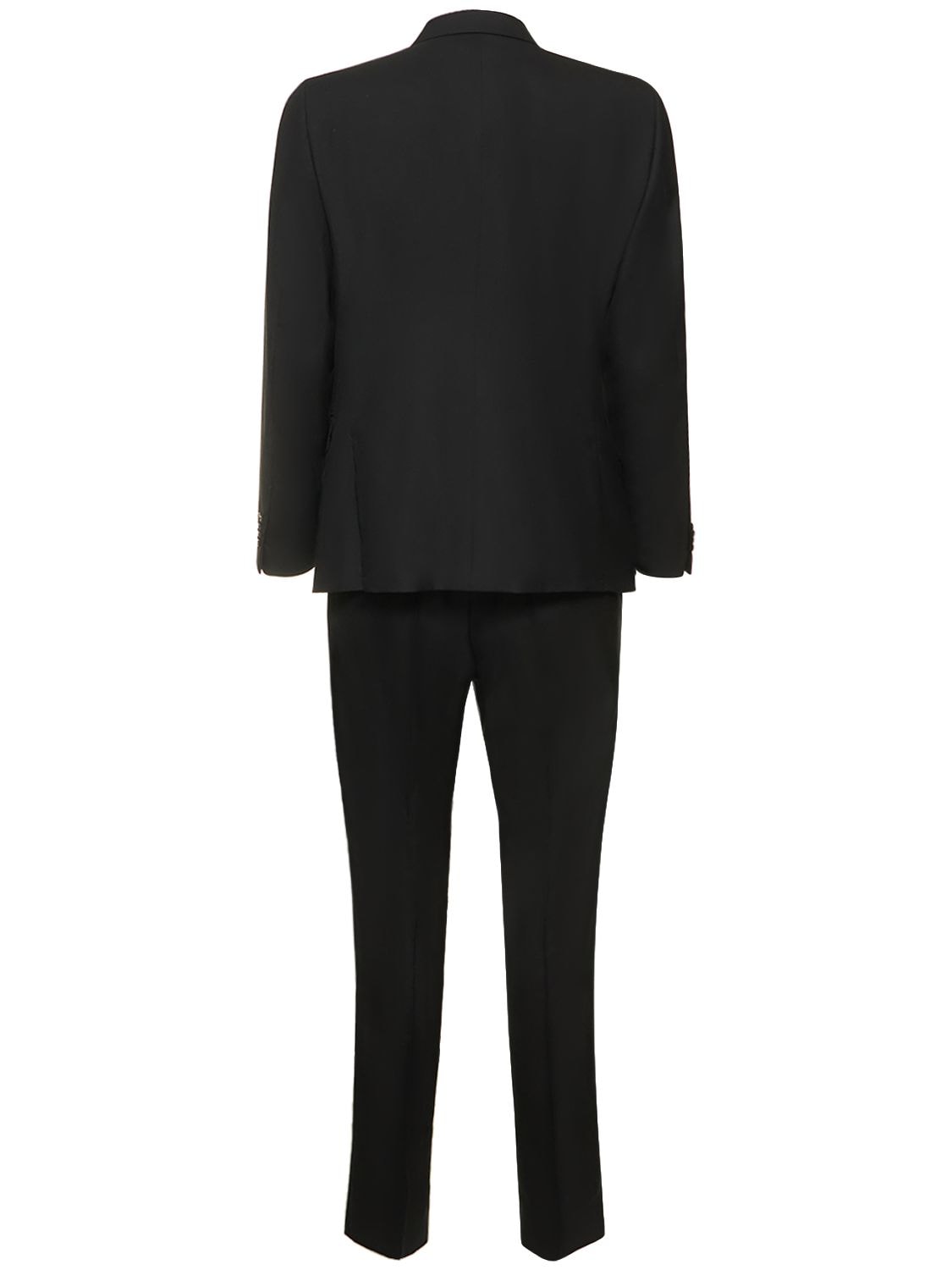 Shop Valentino Wool Suit In Schwarz