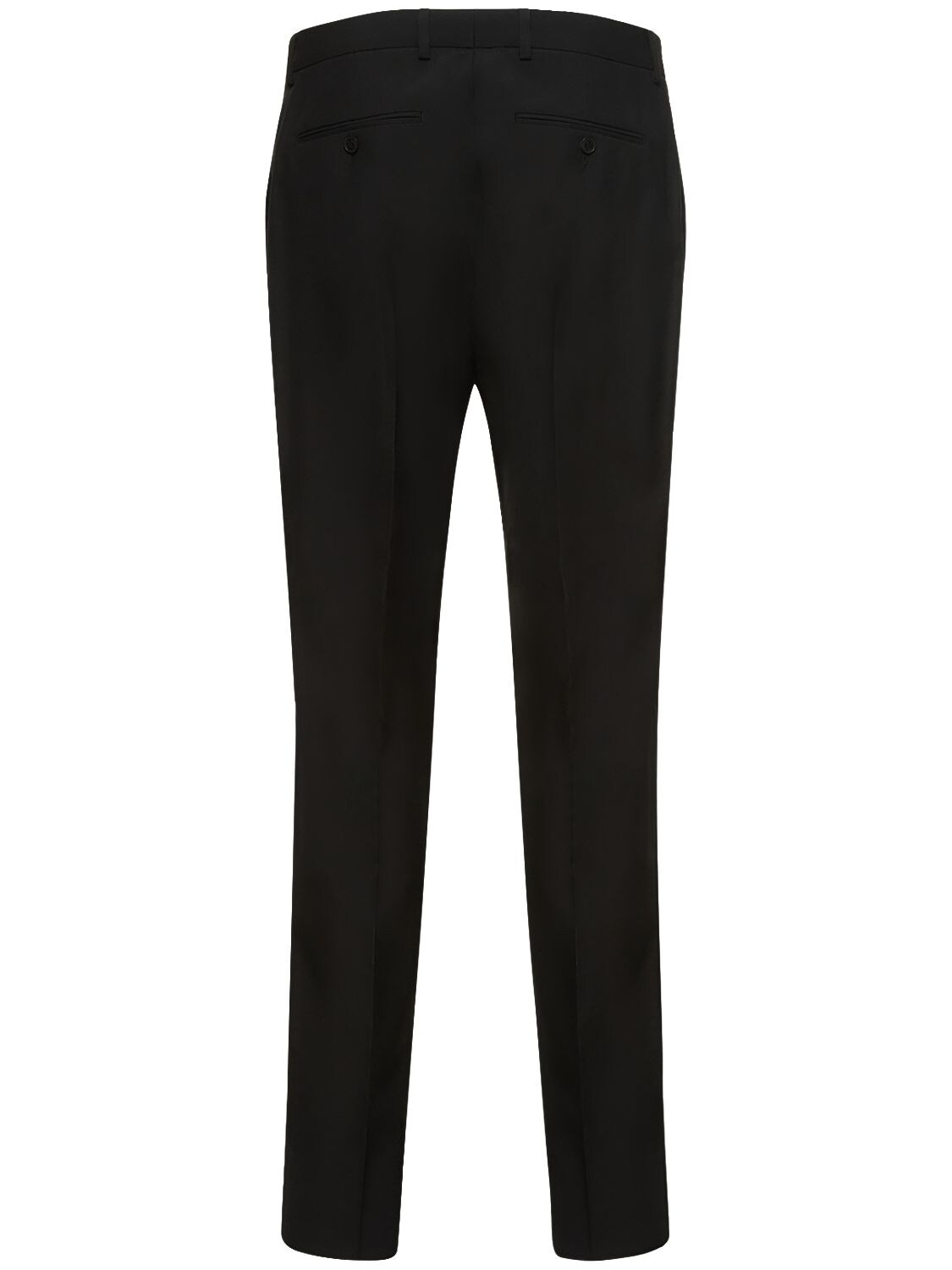 Shop Valentino Slim Tailored Pants In Black