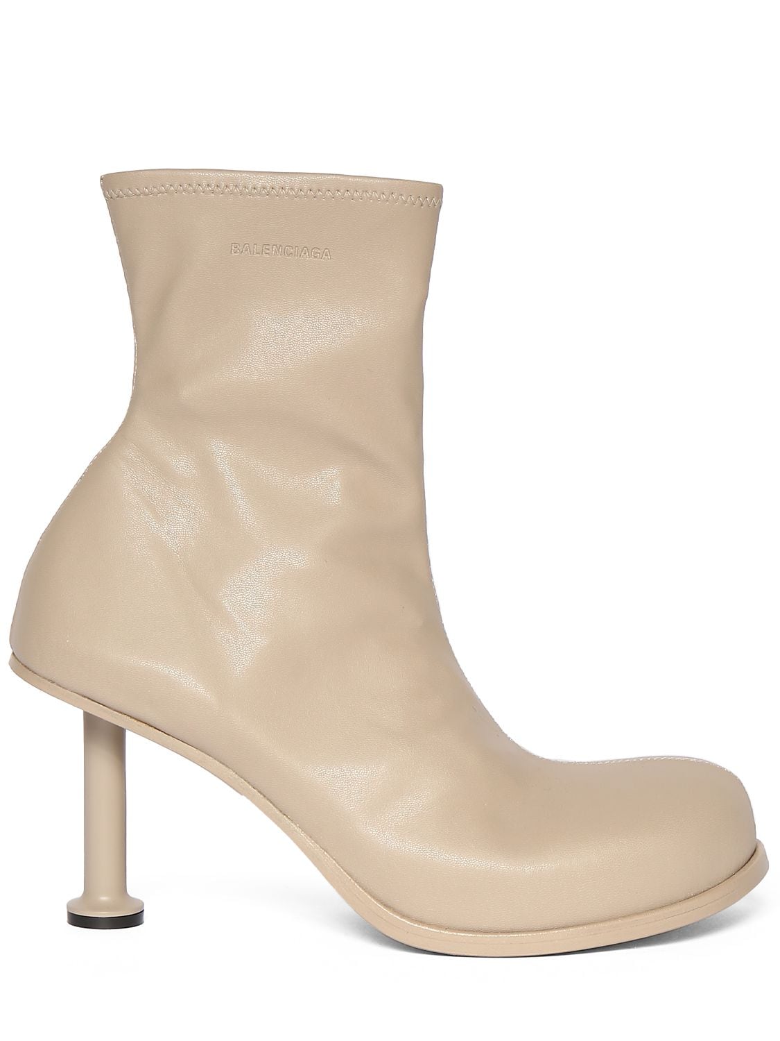 Image of 80mm Mallorca Faux Leather Ankle Boots