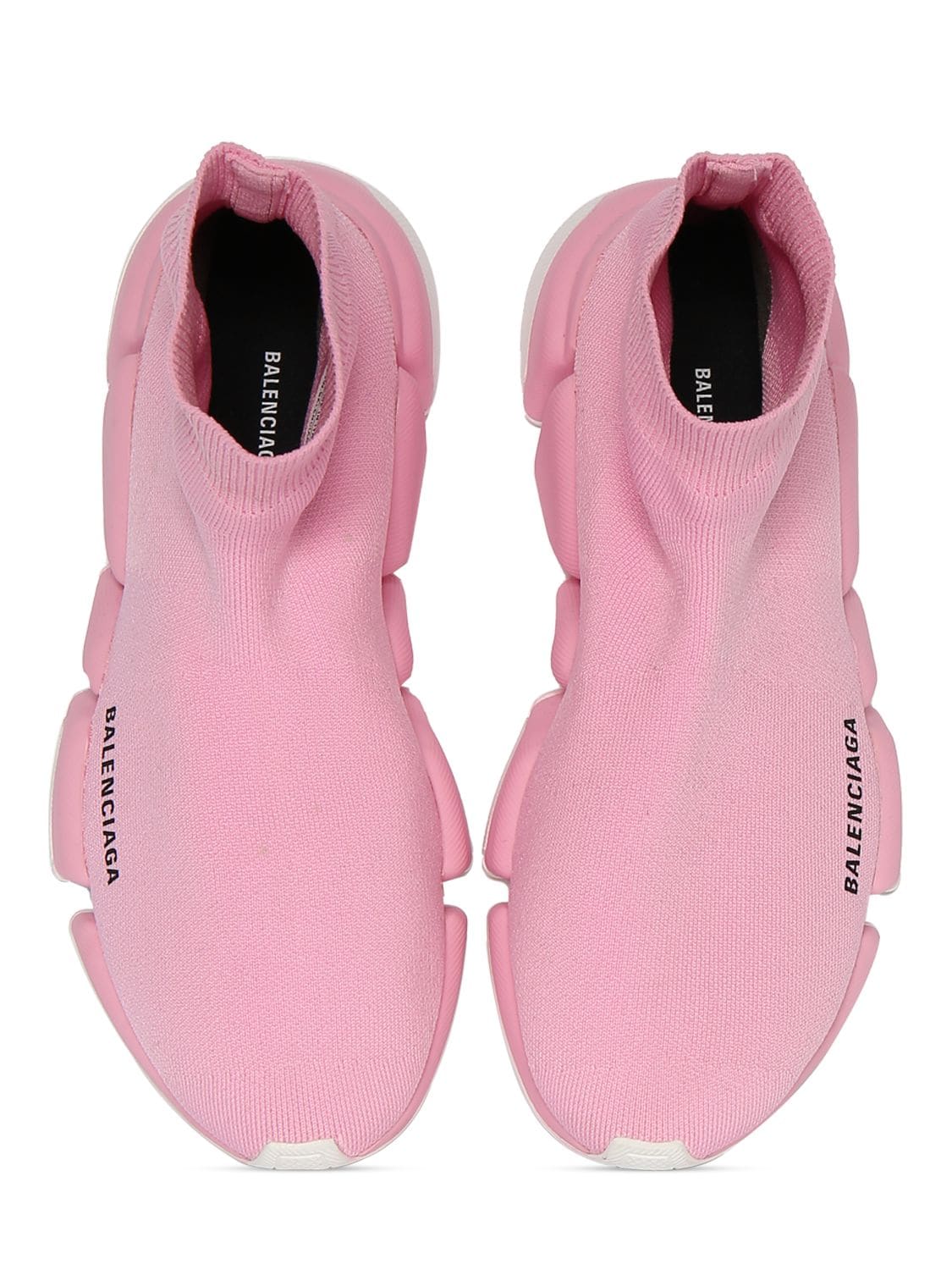 Shop Balenciaga 30mm Speed 2 Knit Sneakers In Light Pink