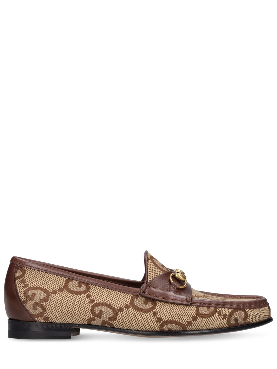 GUCCI 20mm Frame Leather Loafers