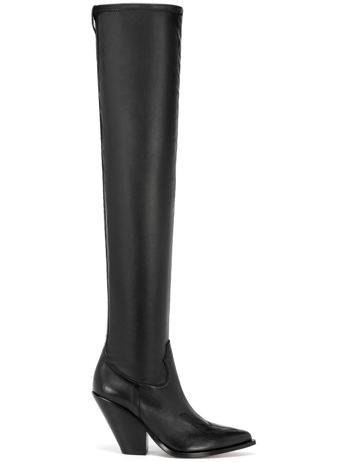 Sonora 90mm Villa Hermosa Faux Leather Boots In Black