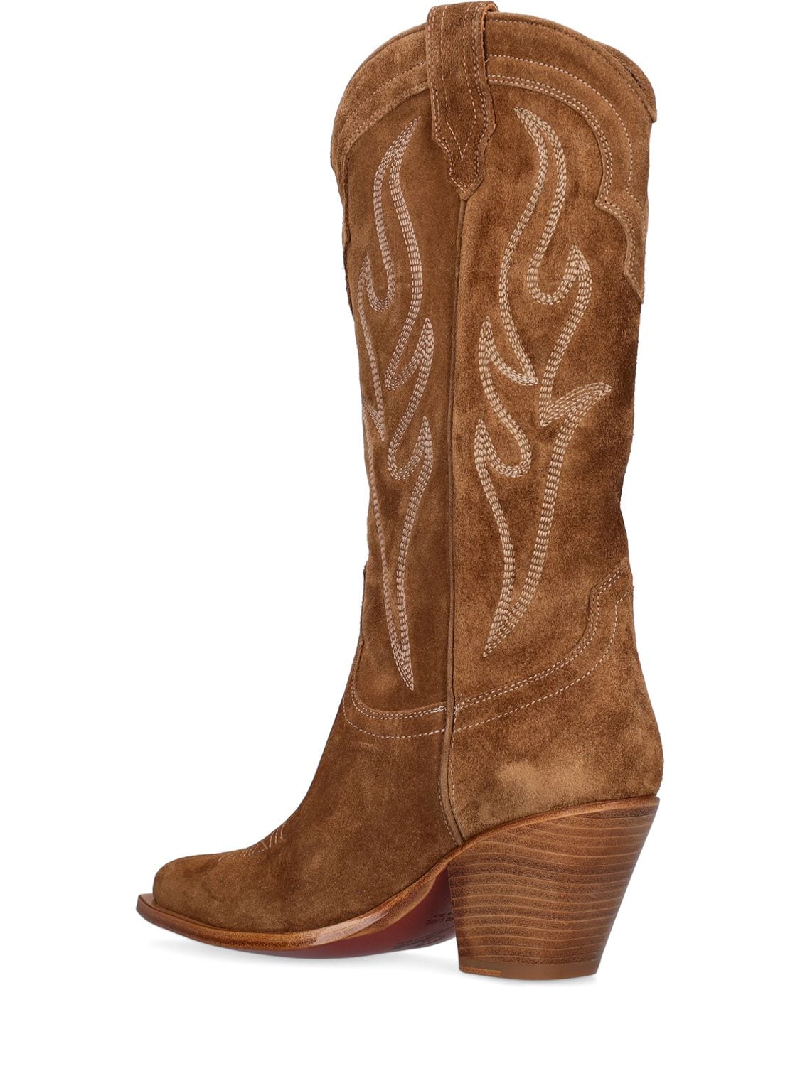 Shop Sonora 60mm Santa Fe Suede Tall Boots In Light Brown