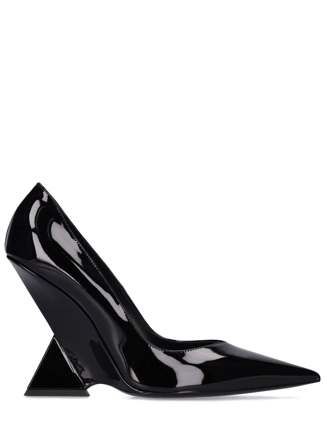Shop Attico 105mm Cheope Patent Leather Pumps In Black