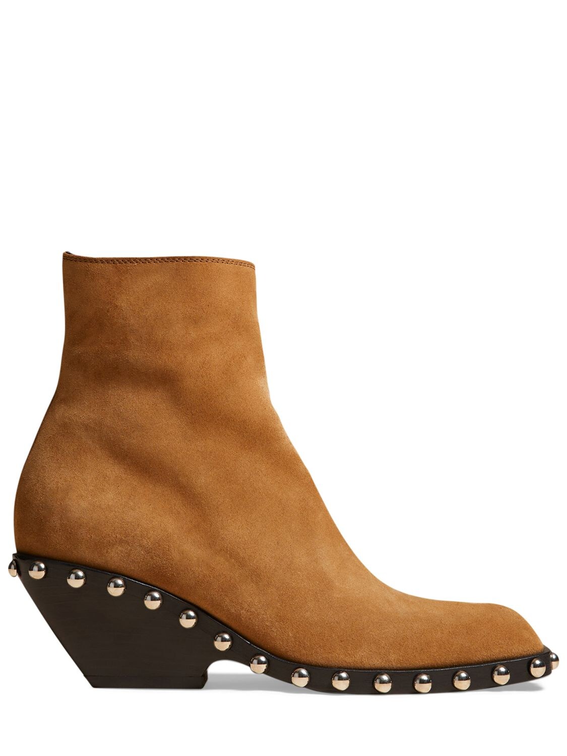 KHAITE 55mm Hooper Suede Ankle Boots