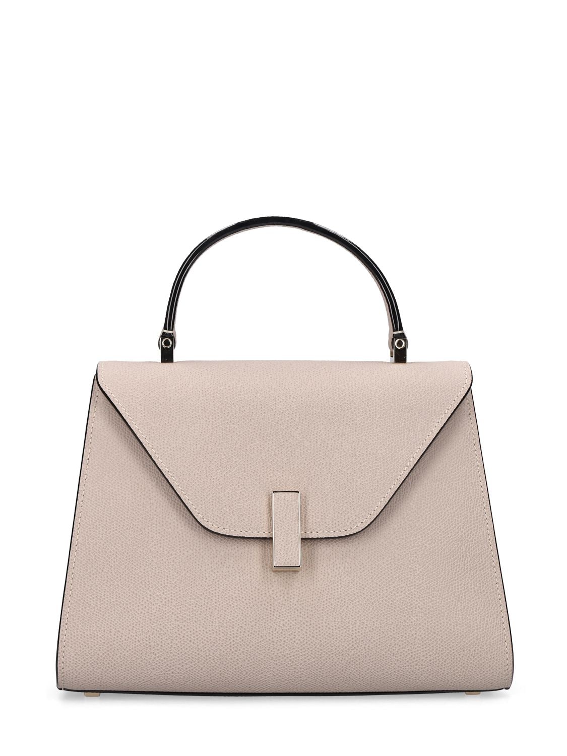 Shop Valextra Medium Iside Soft Grained Leather Bag In Nude