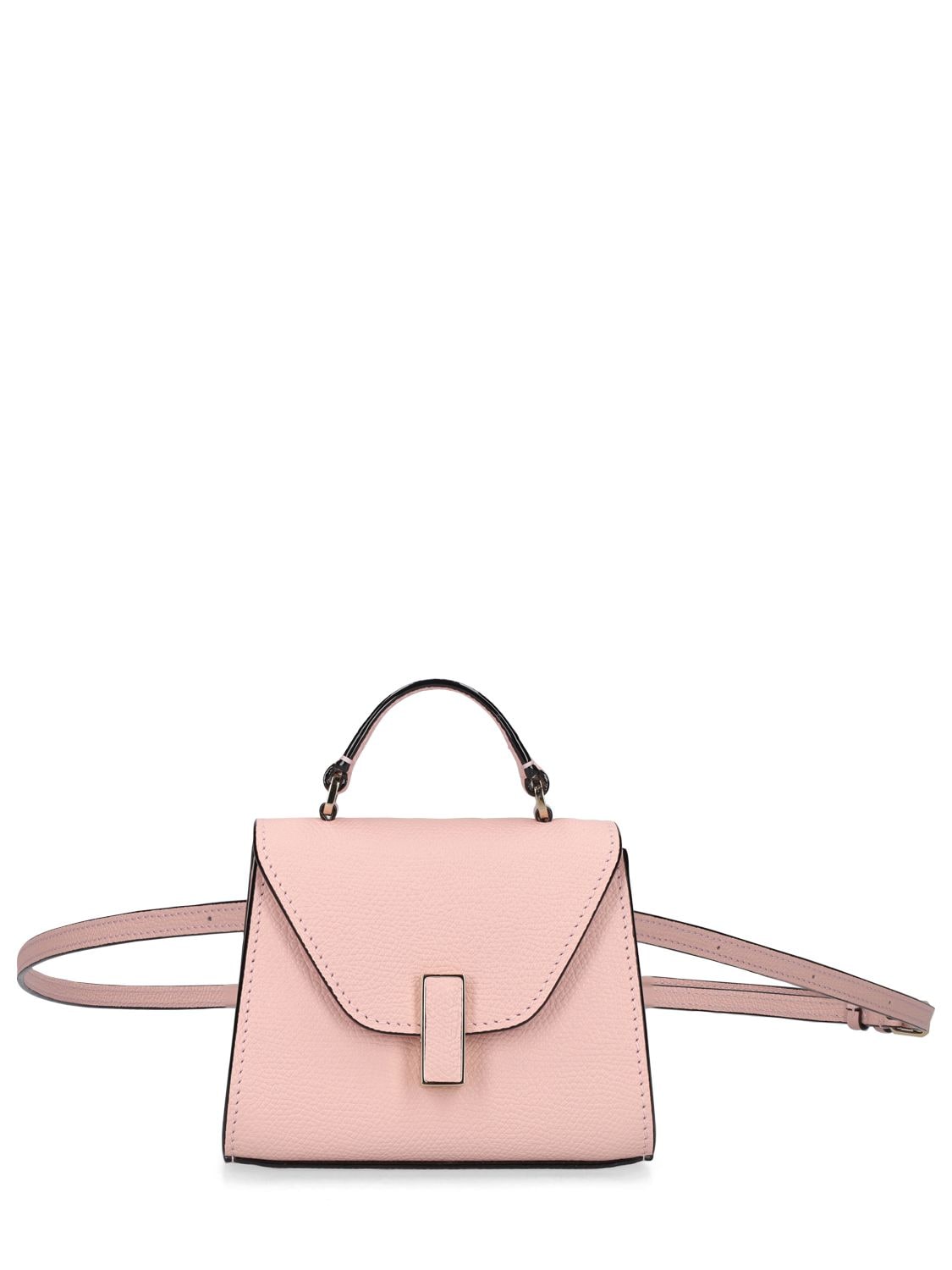 Valextra Iside Leather Belt Bag In Peonia